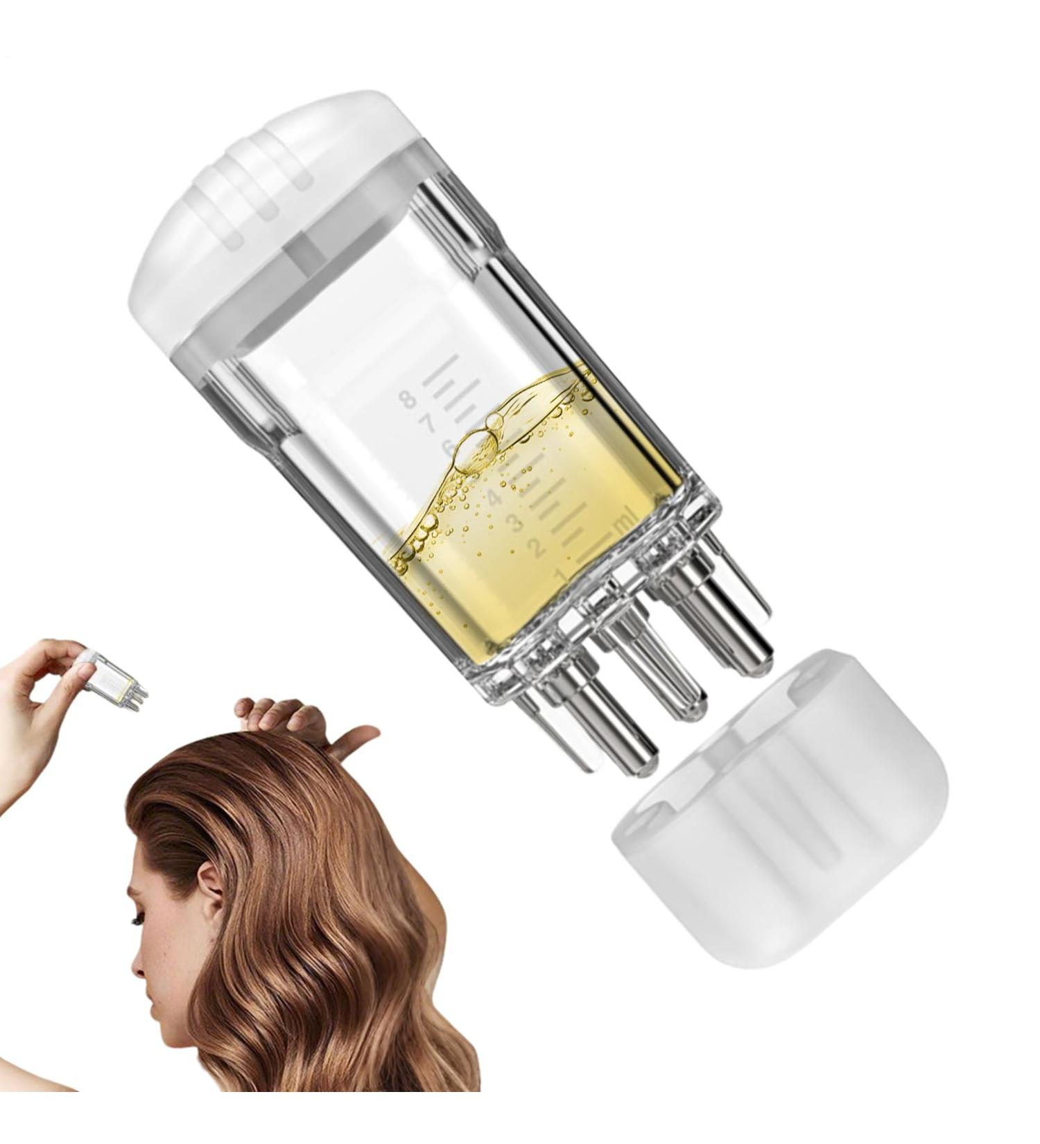 Oil Applicator For Scalp Handy Oil Dispenser for Travel Small Personal Care Product for Man Woman and Family White - Buy Online on GoSupps.com