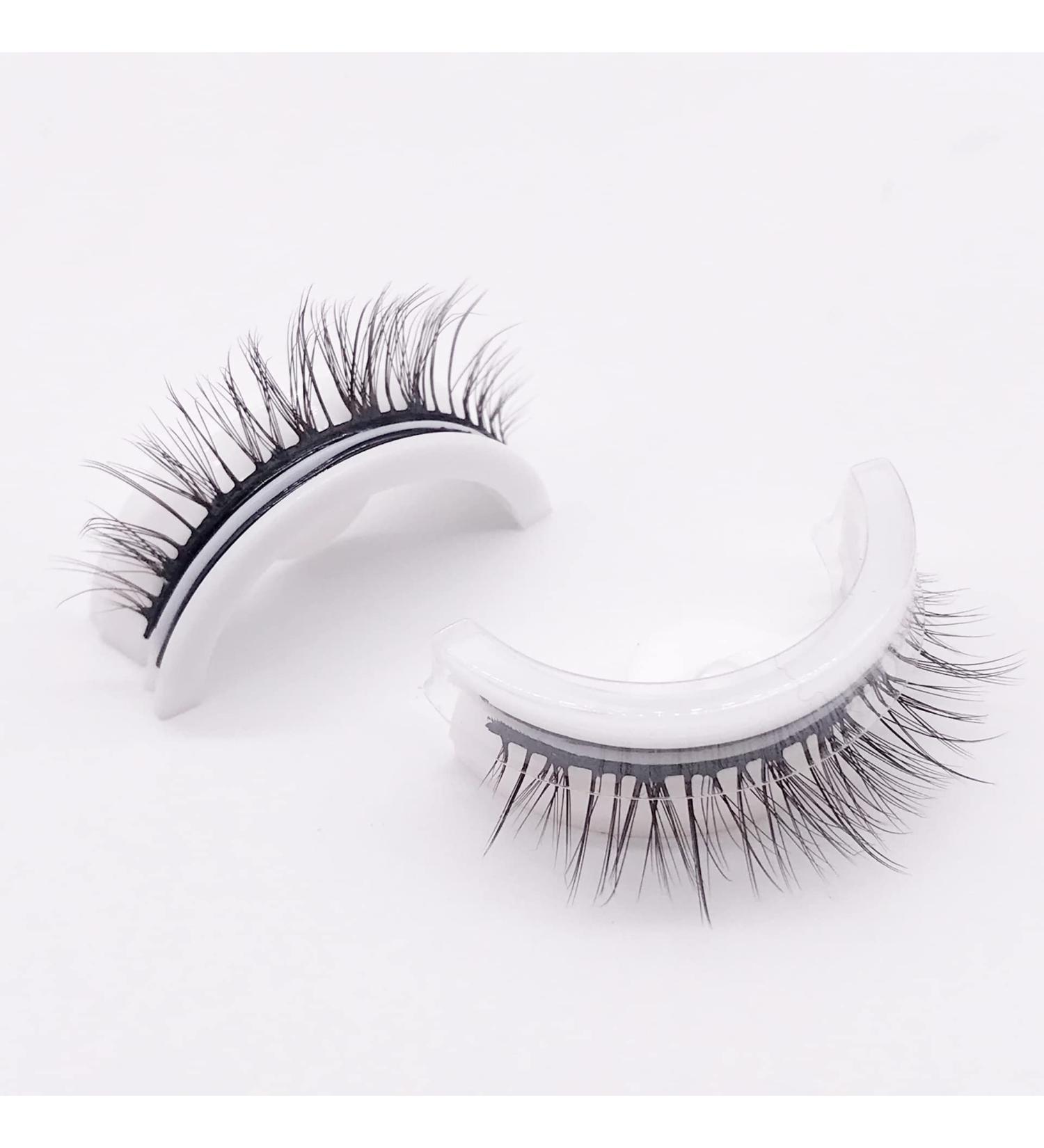 Reusable Self Adhesive False Eyelashes - Natural, Glue-free, Reversible Pairs (L01) - Buy Online on GoSupps.com
