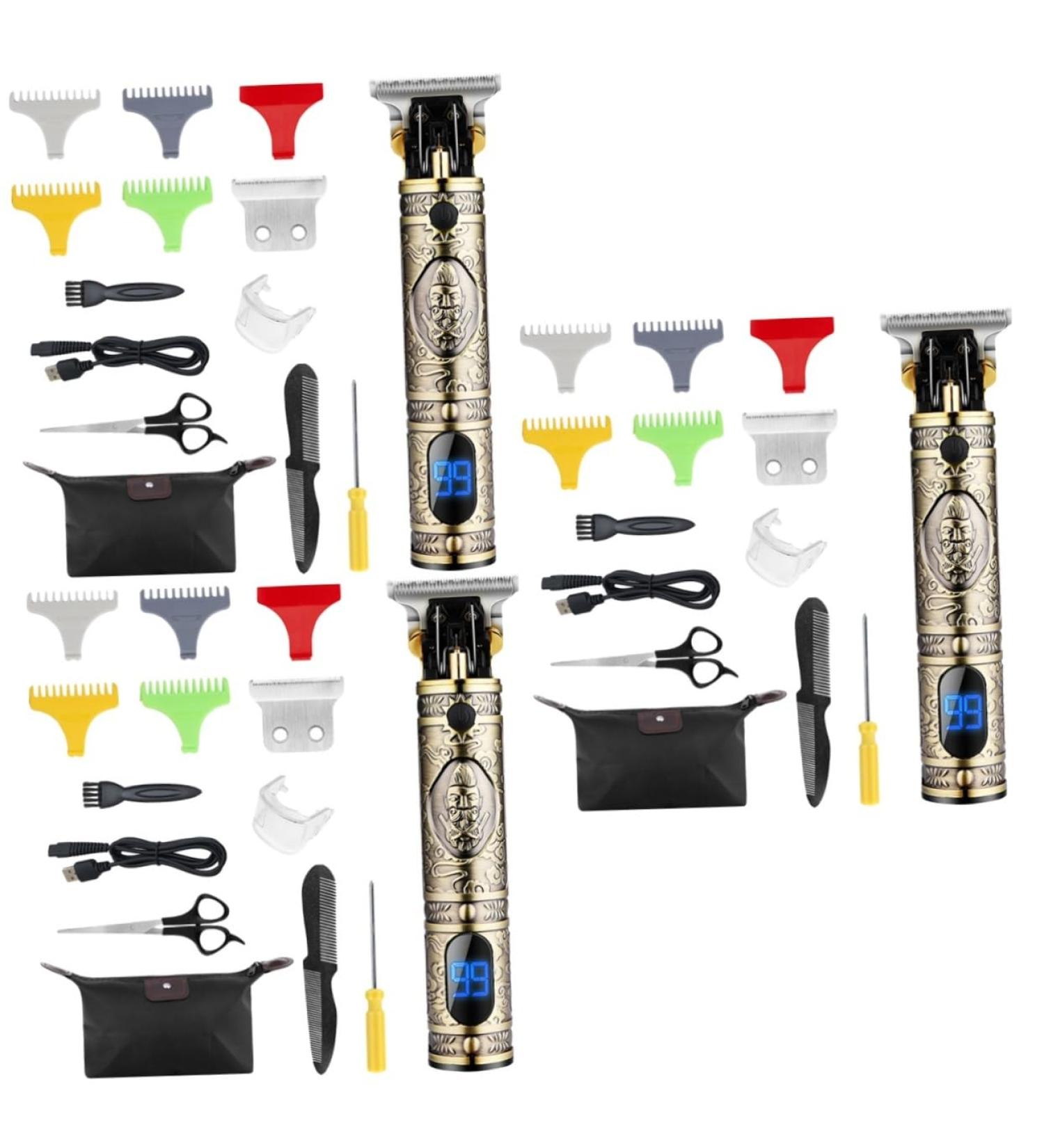 POPETPOP 3 Sets Trimmers for Men Clippers for Hair Cutting Mens Face Trimmer Facial Trimmer Electric Shears Nose Beard Trimmer Hair Trimmer for Men T9 Scissors Stainless Steel Cordless - Buy Online on GoSupps.com