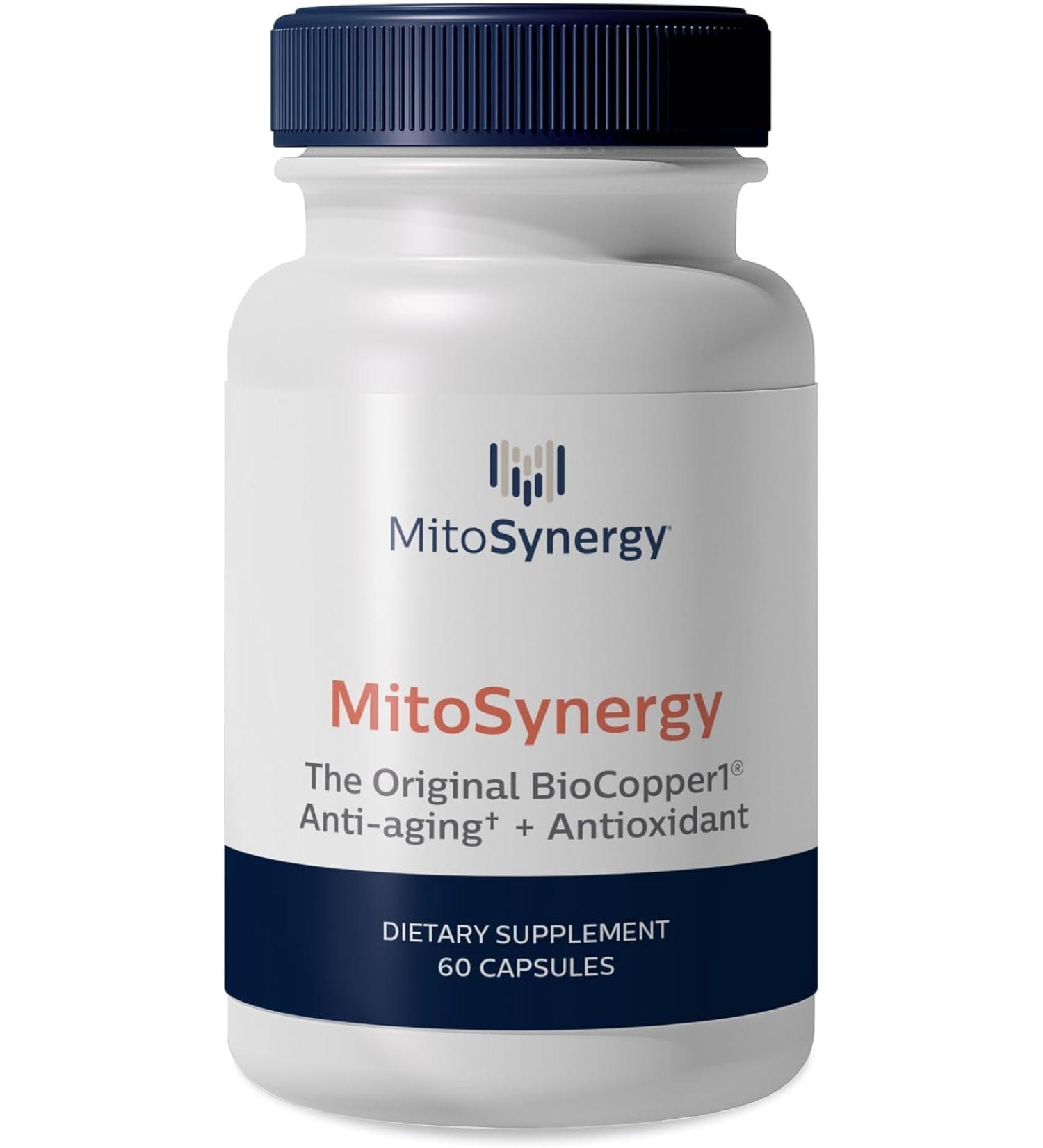 Original BioCopper1 (Cunermuspir) - BioAvailable Copper MultiVitamin with CoQ10 and d-ribose to Boost NAD+ Supports Mitochondrial ATP Energy Brain and Joint Health 60 Count (Pack of 1) - Buy Online on GoSupps.com