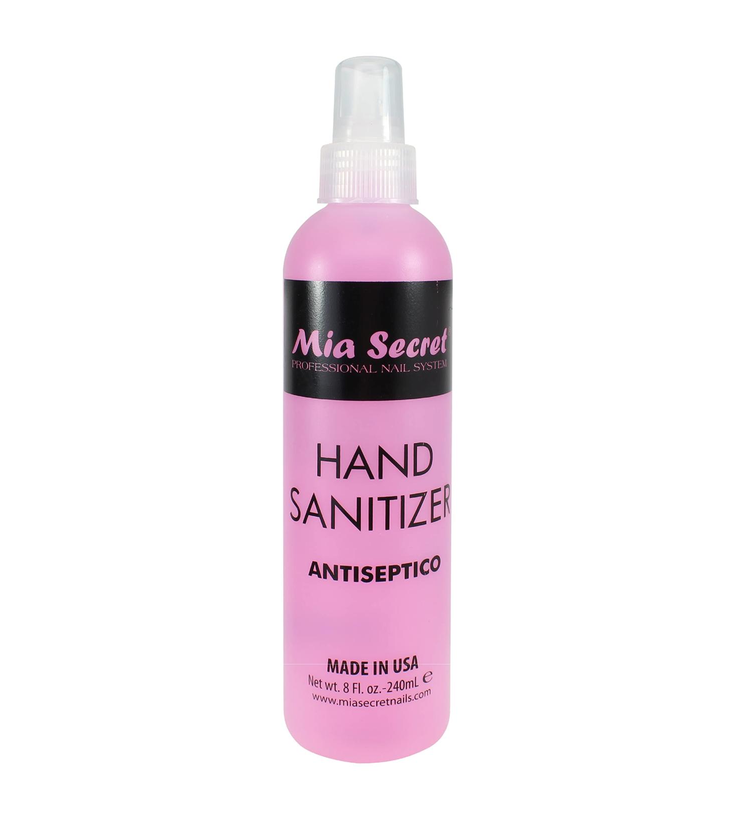 Mia Secret Professional Nail System Hand Sanitizer Antiseptic 8oz - Buy Online Now! - Buy Online on GoSupps.com