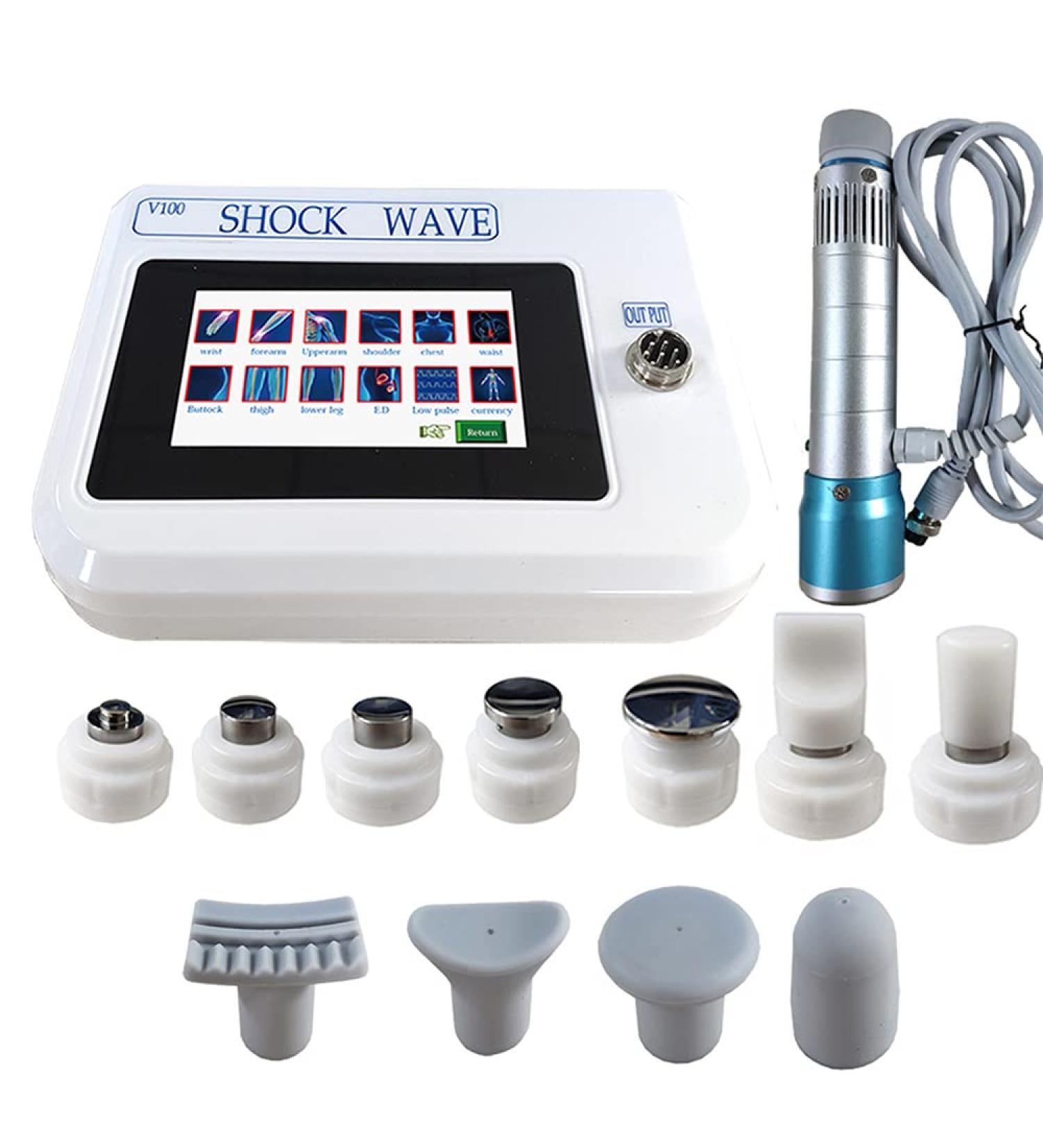 Lmeil Portable Shock Wave Equipment for Pain Relief & Muscle Relaxation | Extracorporeal ED Massage Device - Buy Online on GoSupps.com