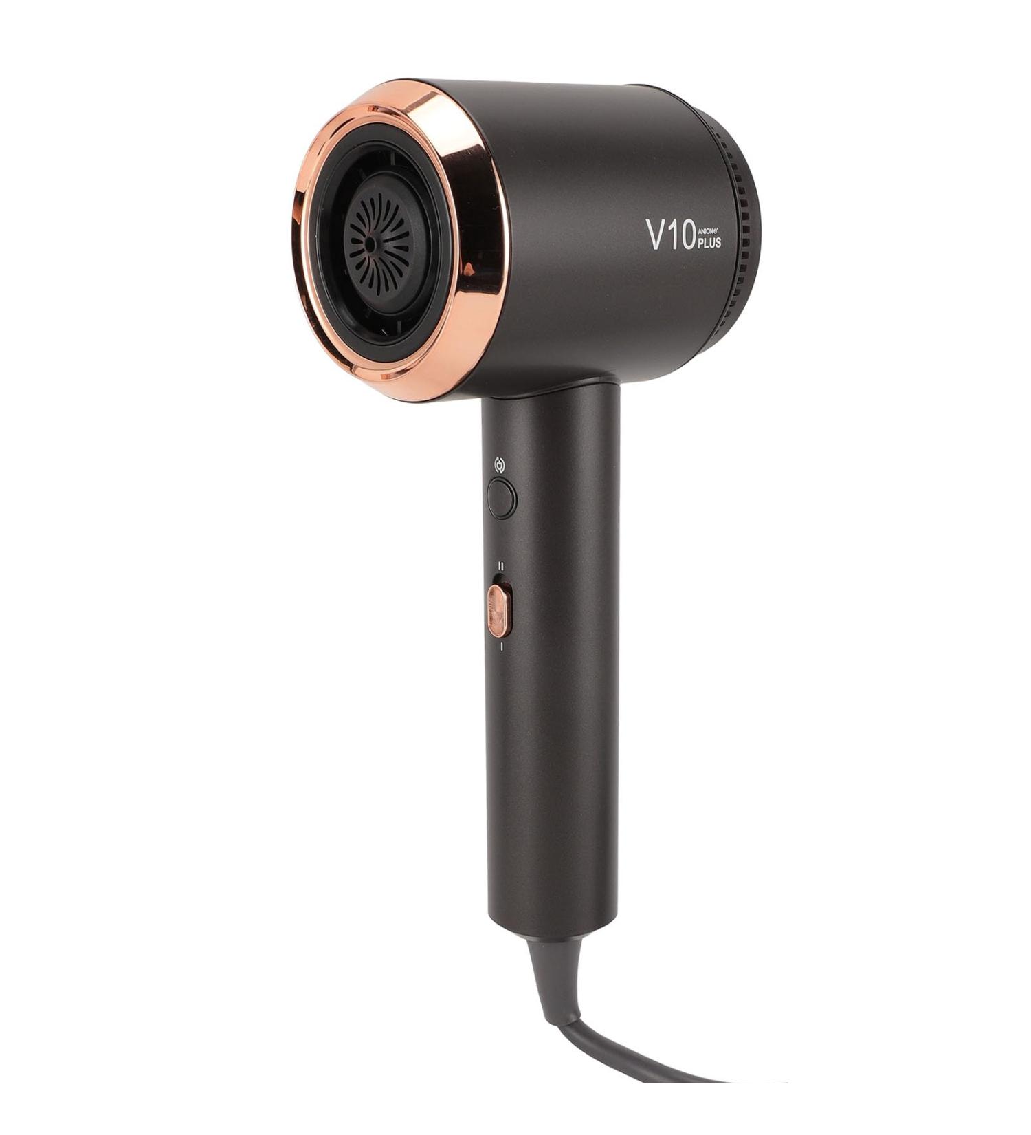 Negative Ion Blow Dryer High Toughness ABS Portable Hair Dryer Side Air Inlet Intelligent Temperature Control Quiet Non Slip for Travel (US Plug 110V) - Buy Online on GoSupps.com