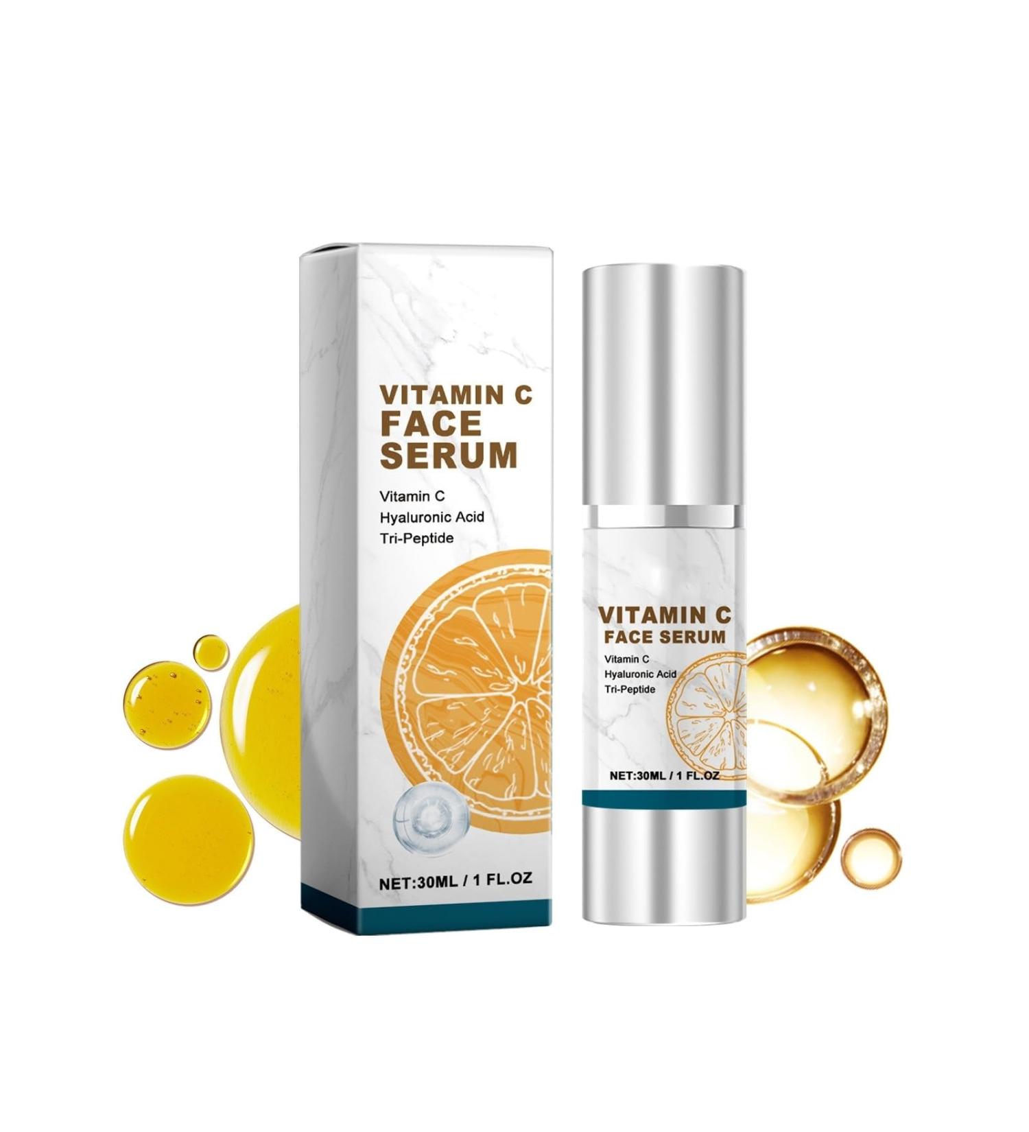 Vitamin C Hydrating Serum - Vitamin C Serum for Face - Anti-Ageing Face Serum for Women - Vitamin C Serum with Hyaluronic Acid - Skin Care - Vitamin C Serum Face - Restore & Boost Collagen Face Serum - Buy Online on GoSupps.com