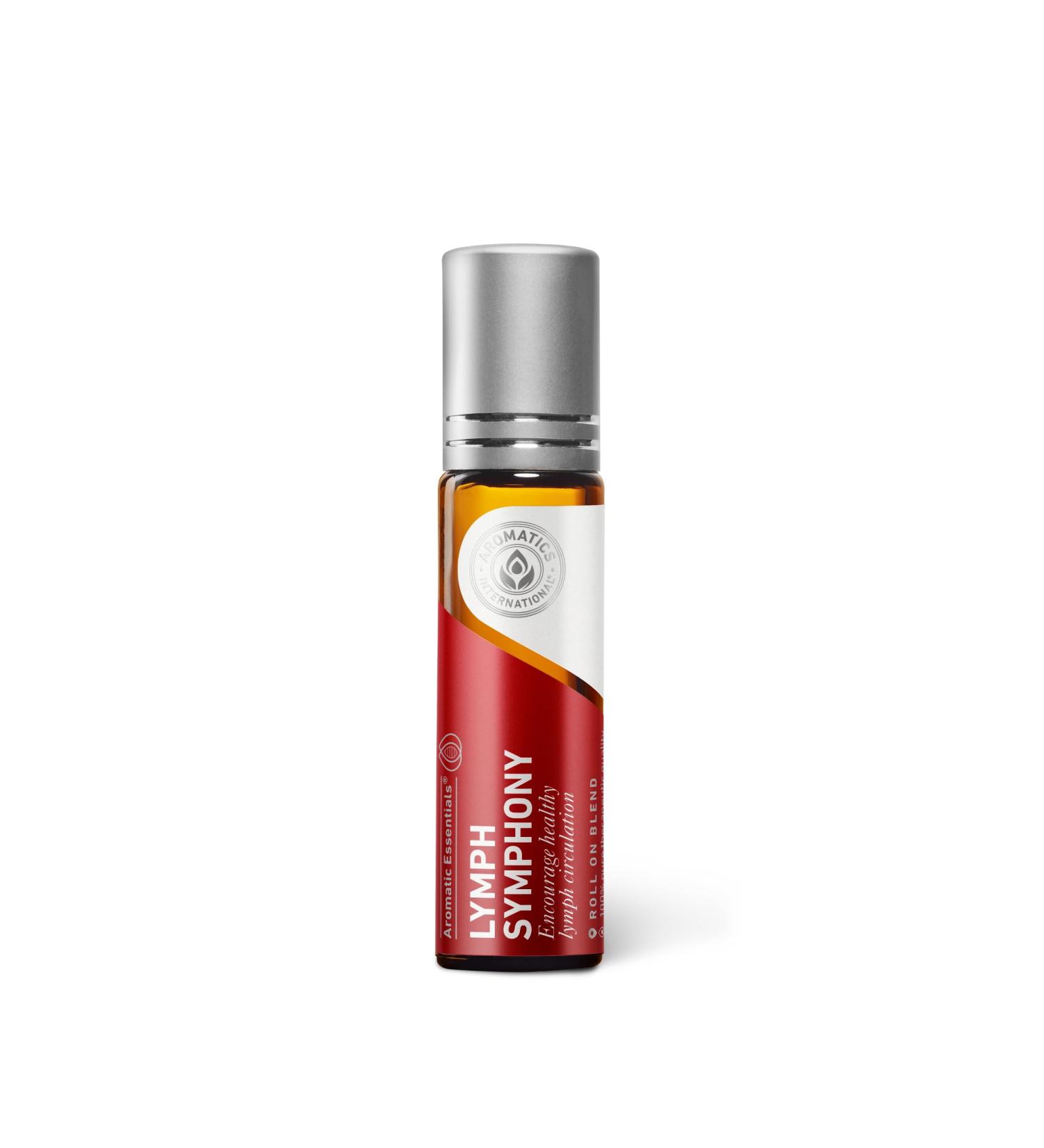 Aromatics International Lymph Symphony Essential Oil Blend Roll On 10ml | Aromatherapy Oil for Everyday Wellness Lymph Symphony - Roll On - Buy Online on GoSupps.com