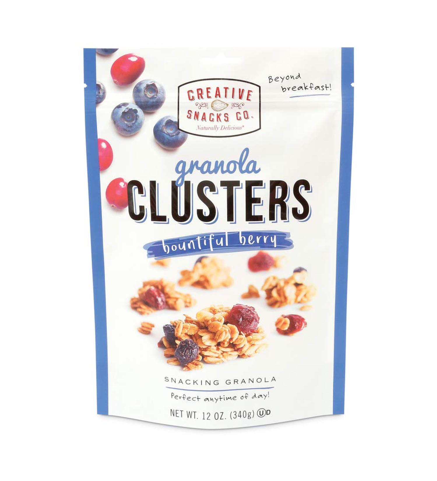 Creative Snacks Bountiful Berry Granola Clusters - 12oz | Delicious Snack & Cereal Option - Buy Online on GoSupps.com