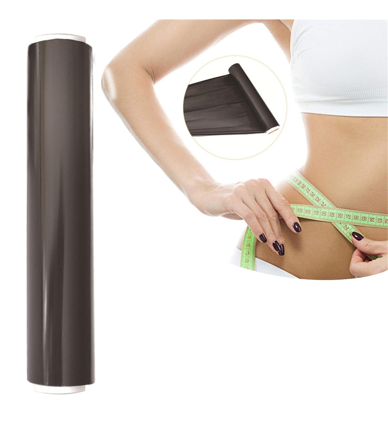 Slimming Plastic Wrap Healthy Transparent Fat Burner Slimming Patches for Shaping Abdomen Waist and Leg Black - Buy Online on GoSupps.com