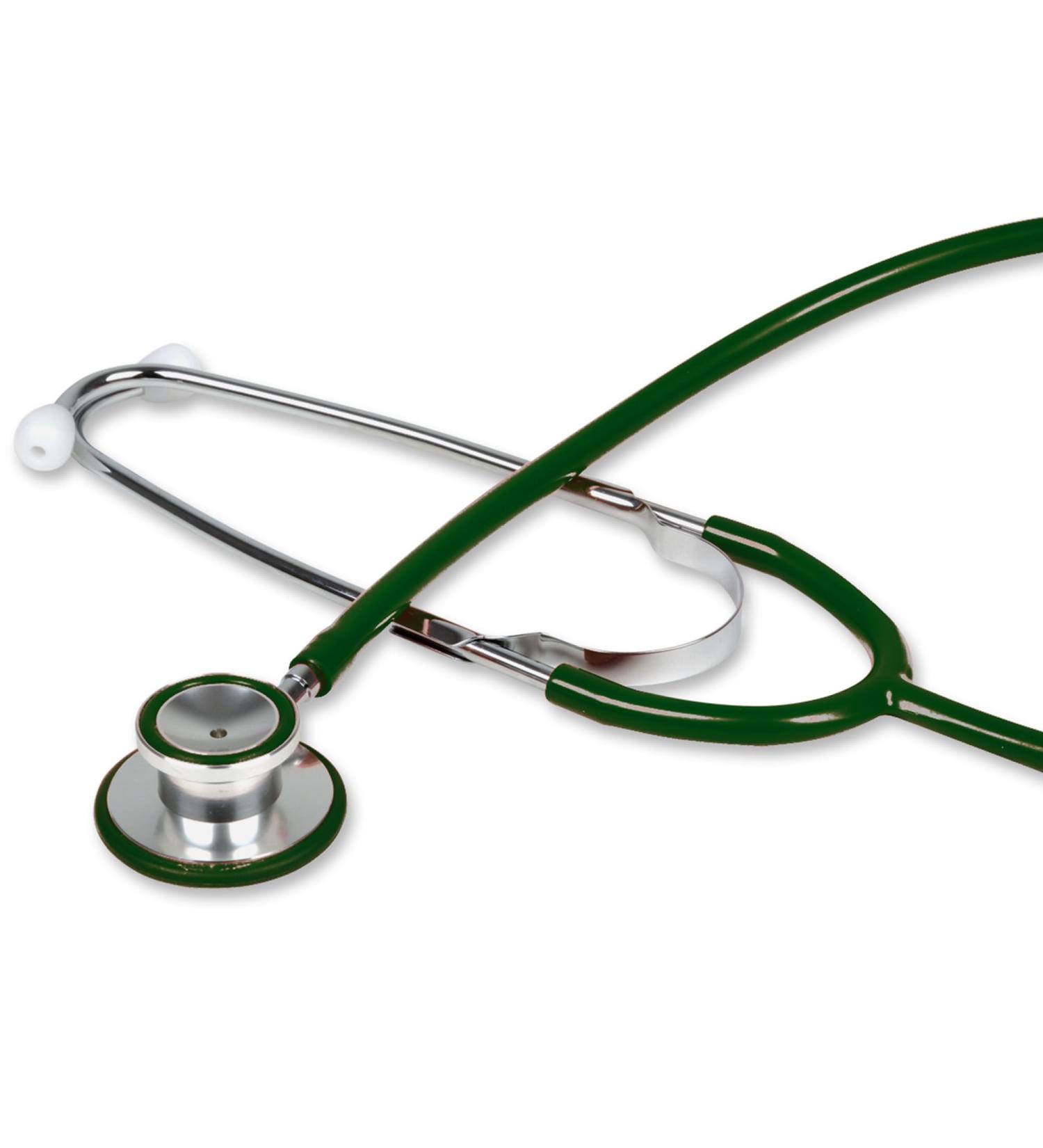 Gima - Traditional Dual Head Aluminum Stethoscope Lightweight with Brass Lyre and Anti-Cold Ring Dark Green Y-Tube 32568 - Buy Online on GoSupps.com