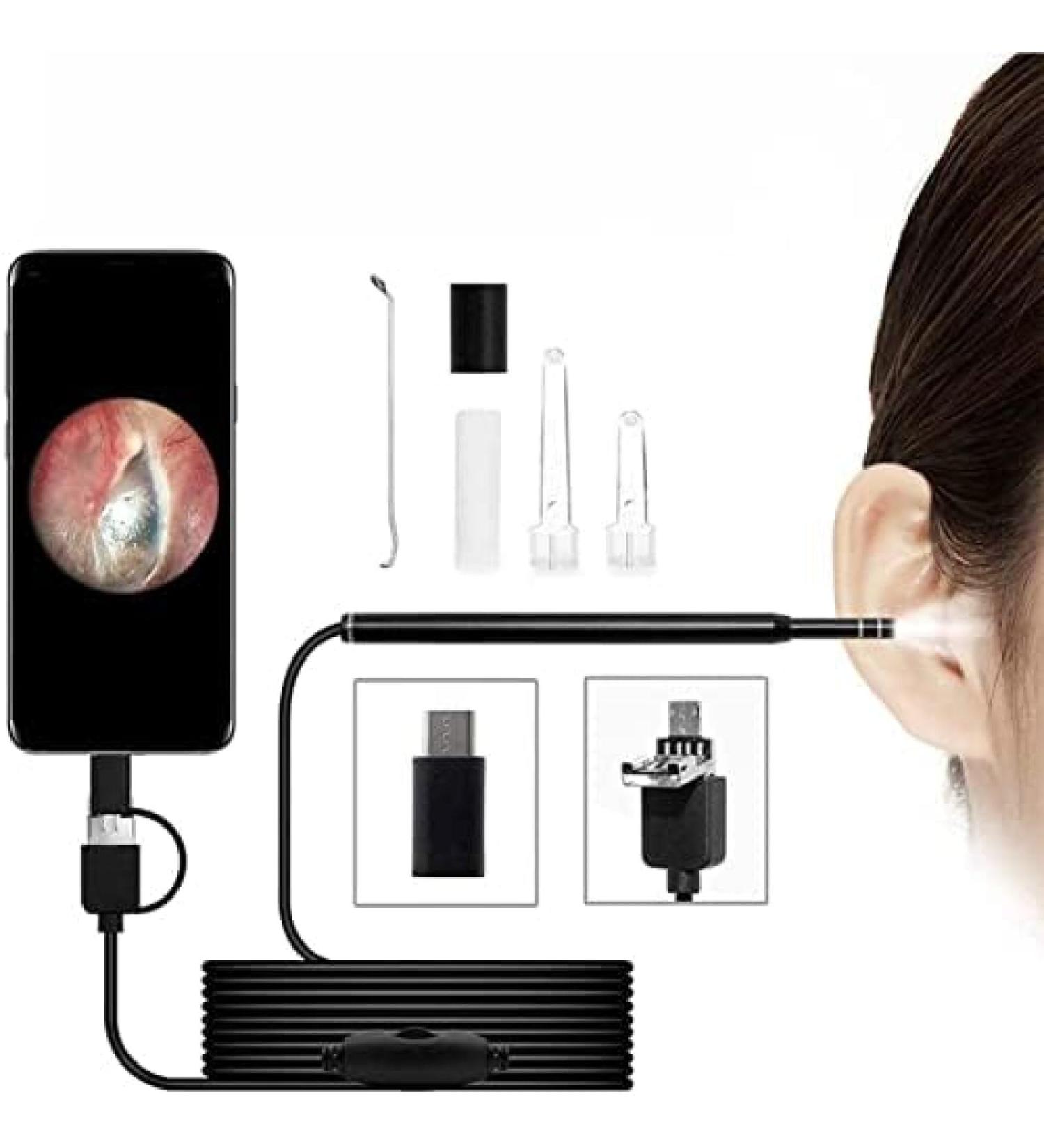 Ear Endoscope 2022 New 3-in-1 Otoscope Cleaner Ear Cleaner WiFi Endoscope Hilarious123 - Buy Online on GoSupps.com