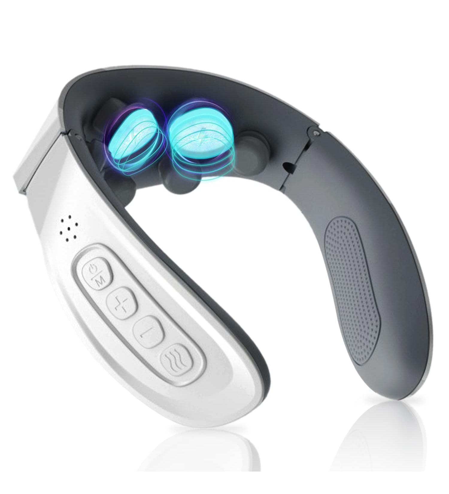 Best Neck Massage Device Electric with Heat 5 Modes 15 Intensities for Neck & Back Pain Relief - Buy Online on GoSupps.com