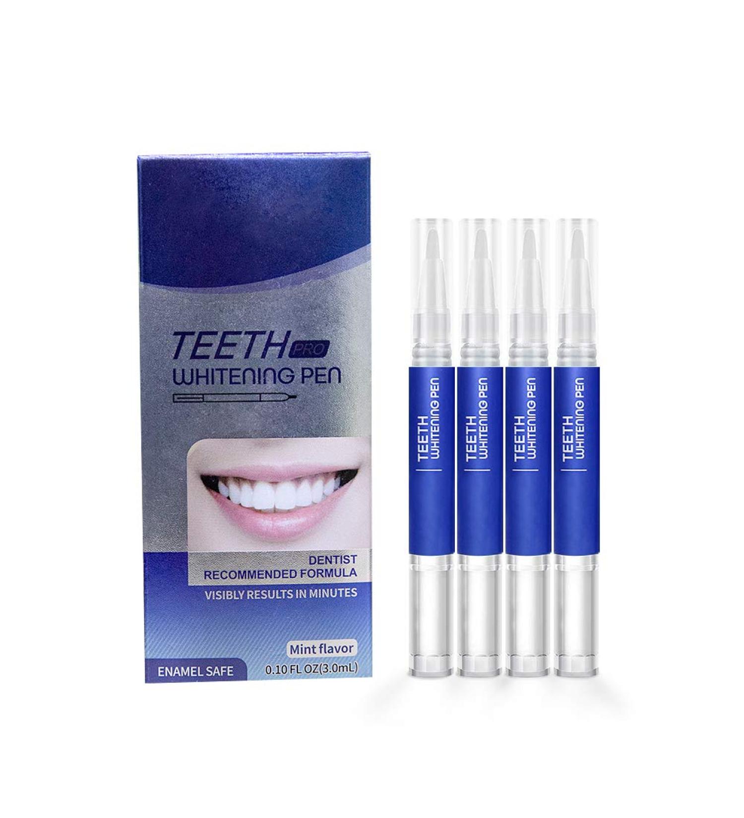 SENSOLOGY Teeth Whitening Gel - Replacement Tooth Whitener Pen (4-Pack) - Buy Online on GoSupps.com