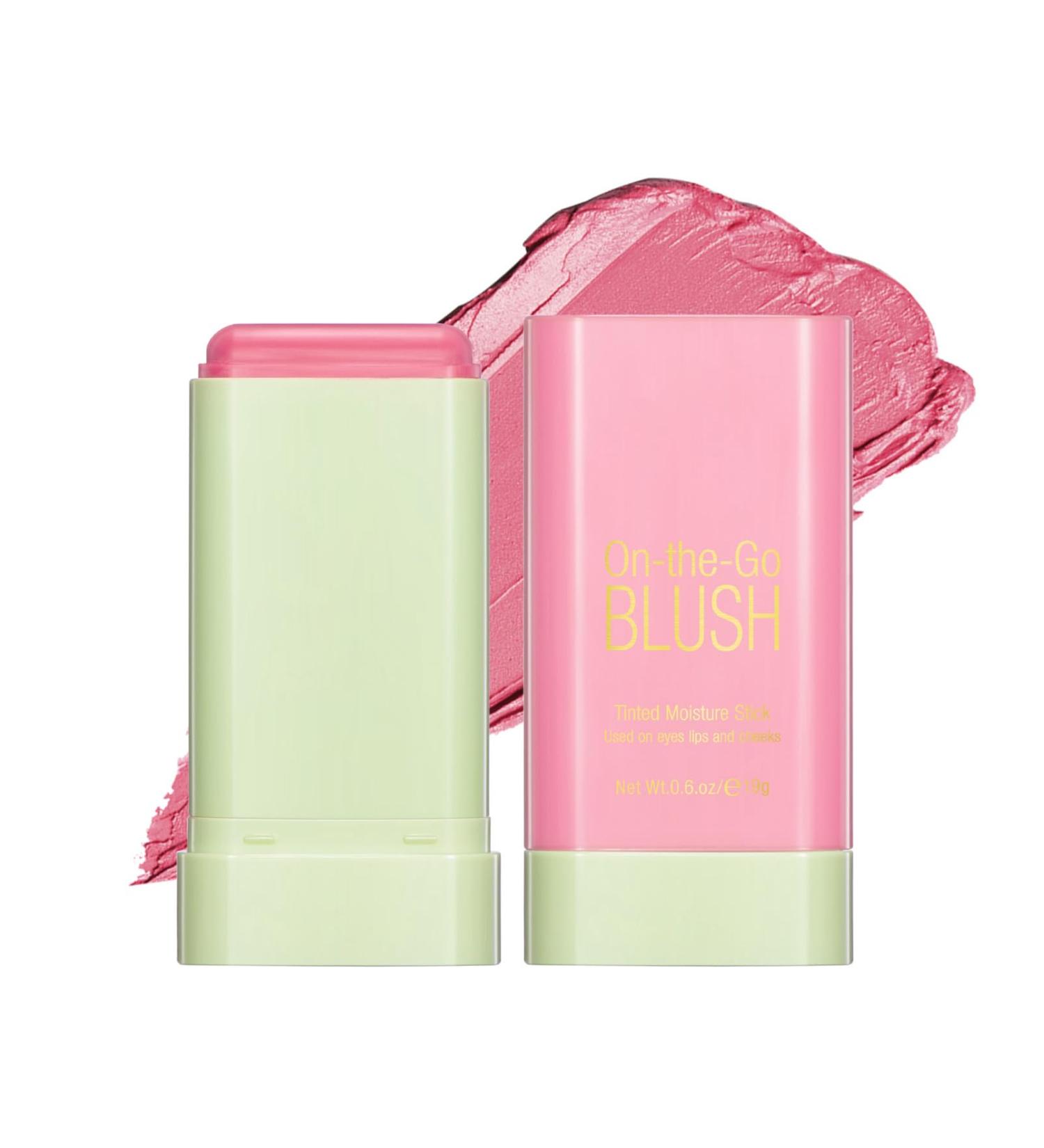 Blushers for Cheeks Make Up - Creamy Lightweight Multi-Stick for Face Eyes & Lip - Long-lasting 3-in-1 Multi-Use Blusher Contour Stick - Moisturize and Blendable Blush for Nature Look (Shy Pink) 1#shy pink 1 g (Pack of 1) - Buy Online on GoSupps.com