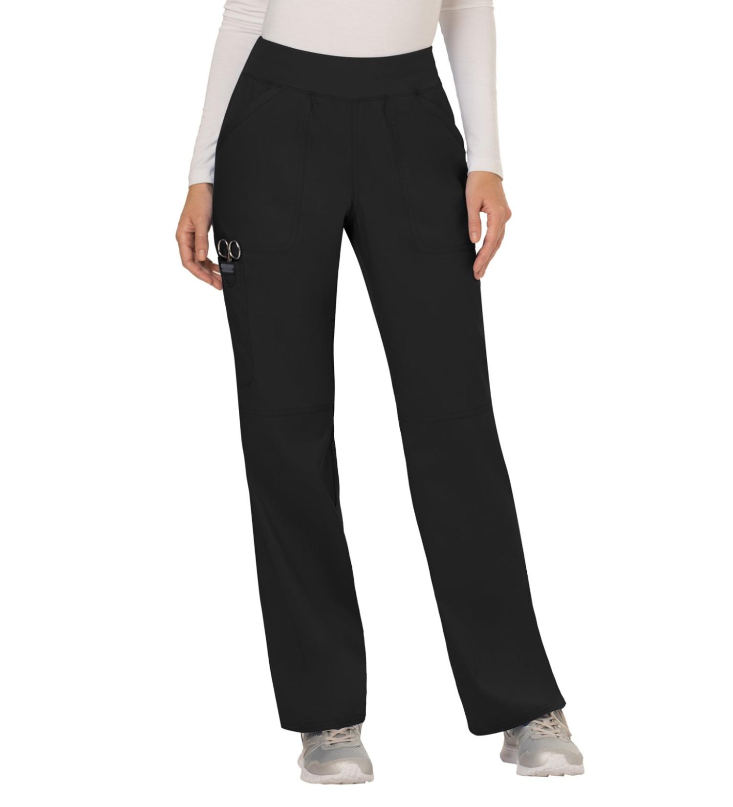 Women's Workwear Revolution Soft Stretch WW110 Large Black Cargo Scrub Pants - Buy Online on GoSupps.com
