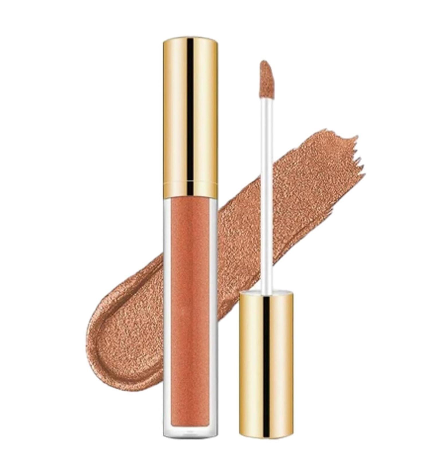Metallic Liquid Diamond Glitter Lipstick Set - Long Lasting Waterproof Shimmer High Pigment Lip Gloss Makeup Kit (#A Size #05 - Buy Online on GoSupps.com