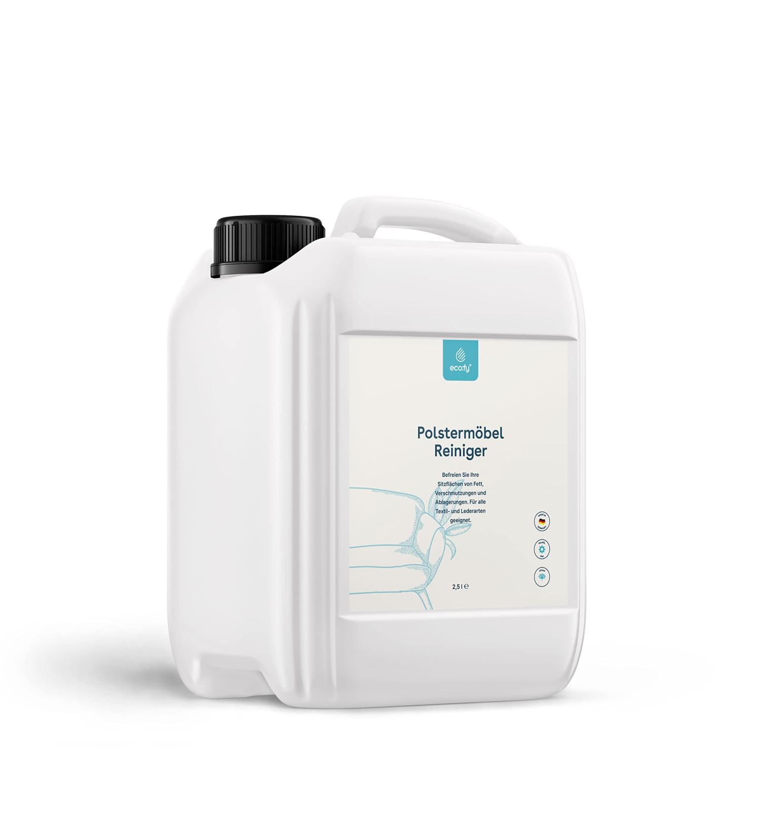 Eco Fy Upholstered Furniture Cleaner - Foam Sofa & Couch Stain Remover for Textile & Leather (2.5L) - Effective Against Dirt Oil & Fat - Buy Online on GoSupps.com