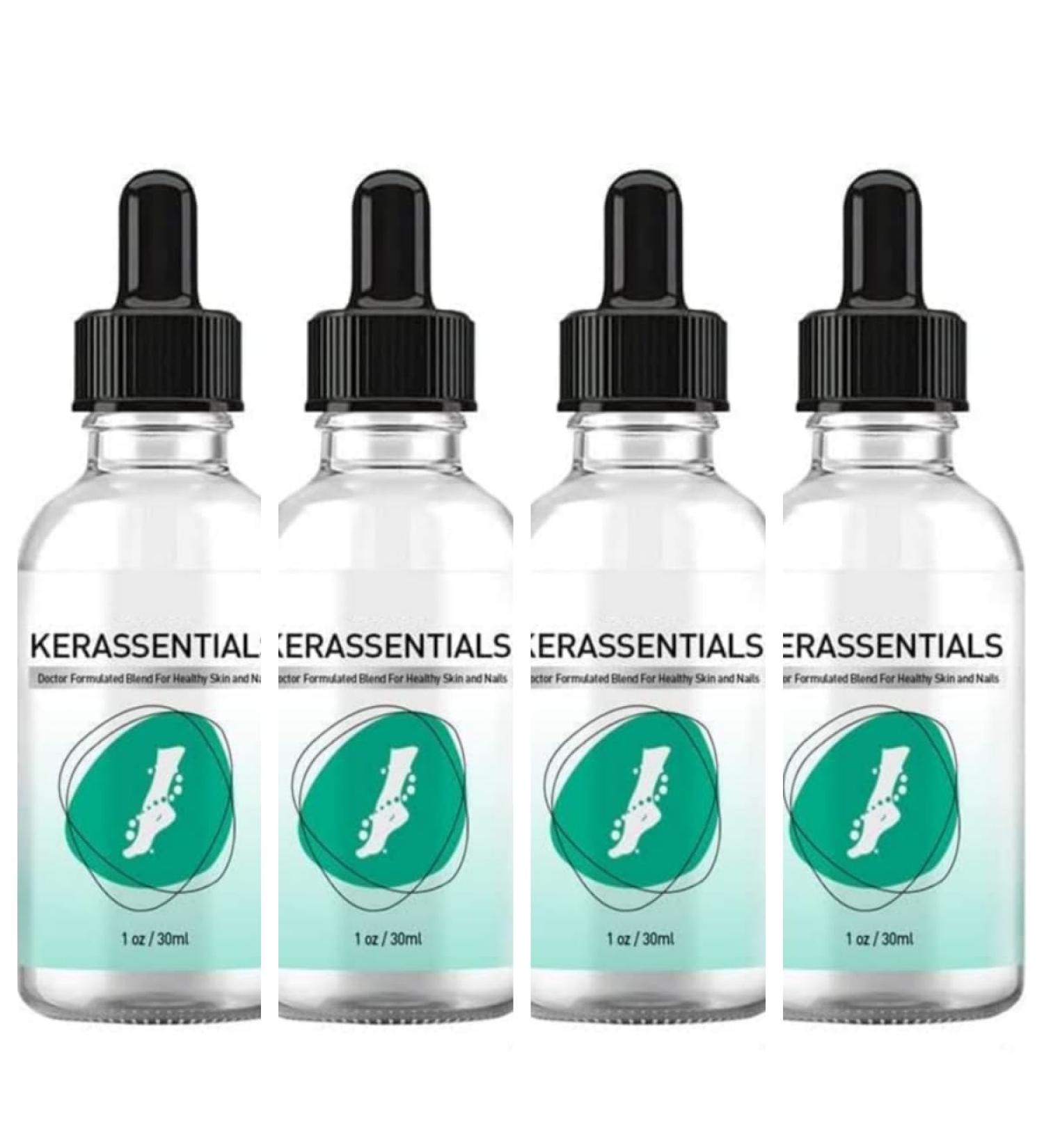 KYOSK Kerassentials Toenail Fungus Treatment Oil Kerassentials for Toenail Fungus Kerasentials Nail Treatment Repair Oil Fix & Renew Damage Nail Broken Cracked & Discolored Nails (4pcs) - Buy Online on GoSupps.com