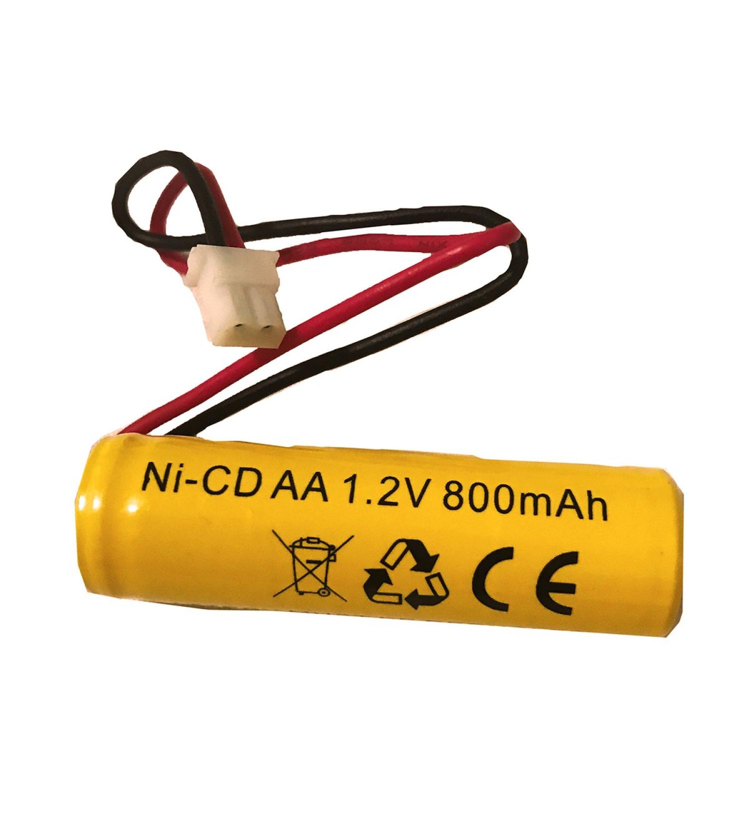 Ni-CD AA 800mAh 1.2v Exit Sign Emergency Light Battery Replacement 700mAh 1.2v AA NiCd Exit Light Battery 1.2v 1000mAh 900mAh