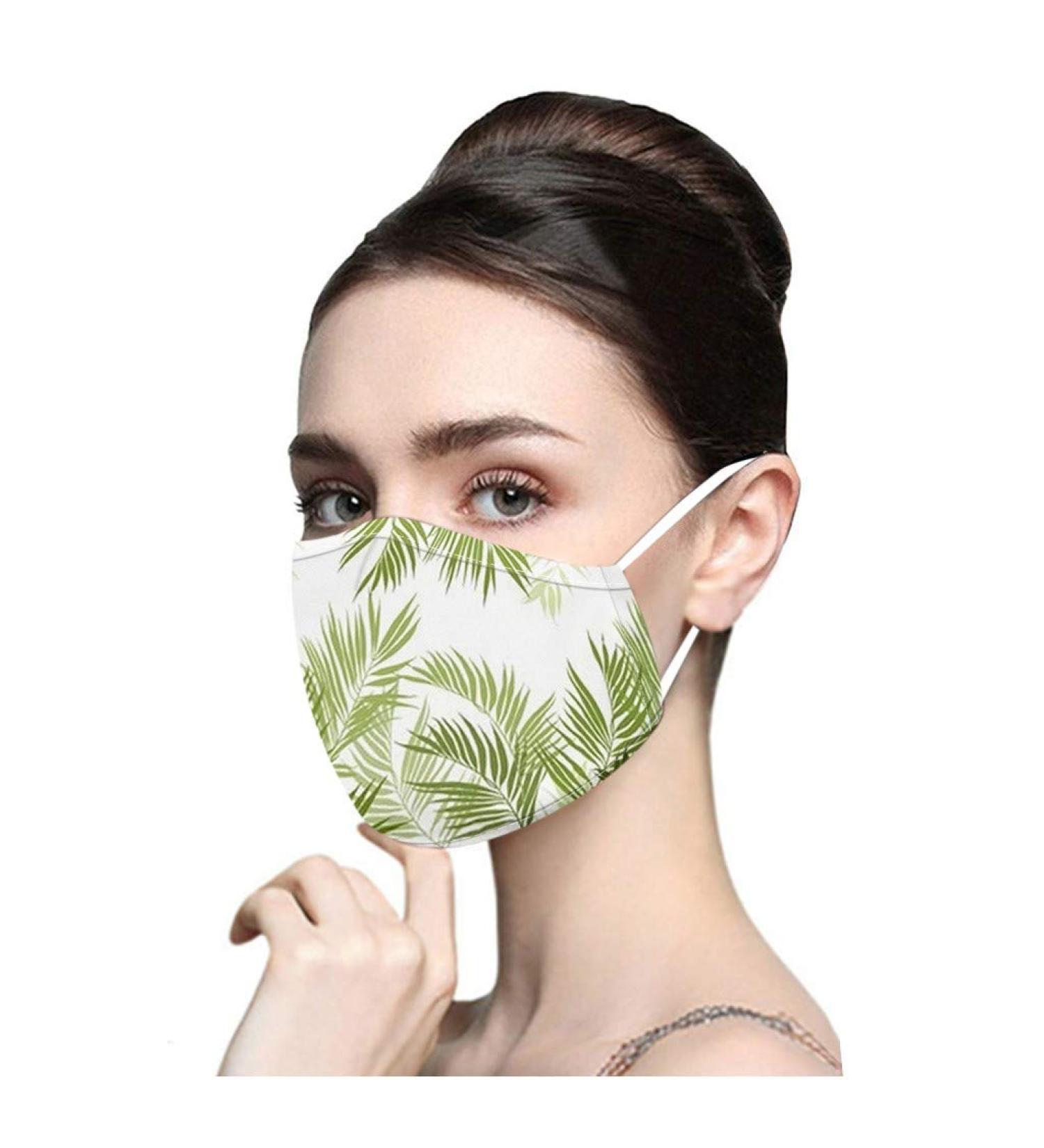 Riou Women's Spider Web Motif Cotton Mouth Protection - Washable Reusable Breathable Dustproof Neckerchief - Buy Online on GoSupps.com