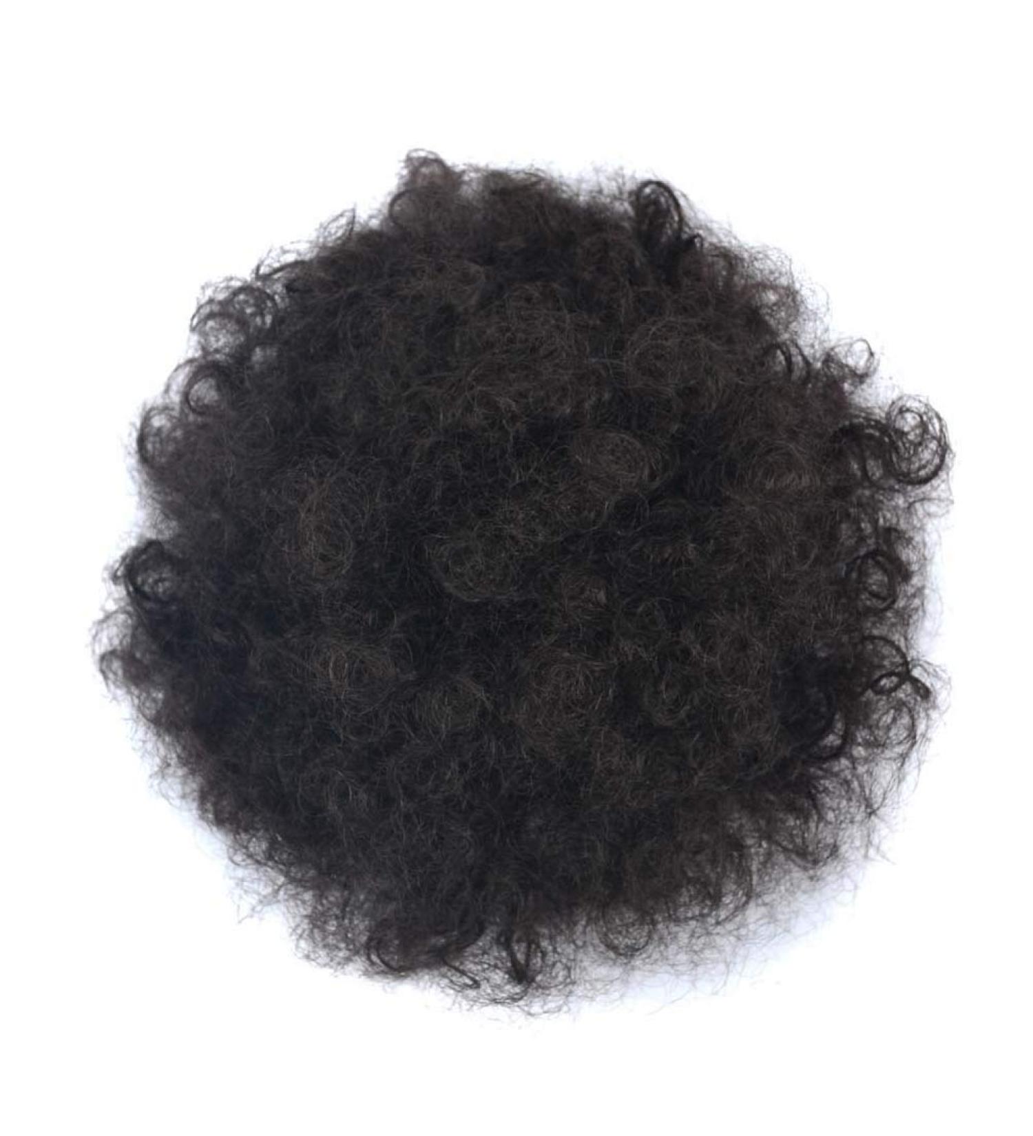 Coolbers Afro Puff Drawstring Ponytail - Synthetic Curly Chignon Hair Bun Extensions with Clips | Large 4 Size - Buy Online on GoSupps.com