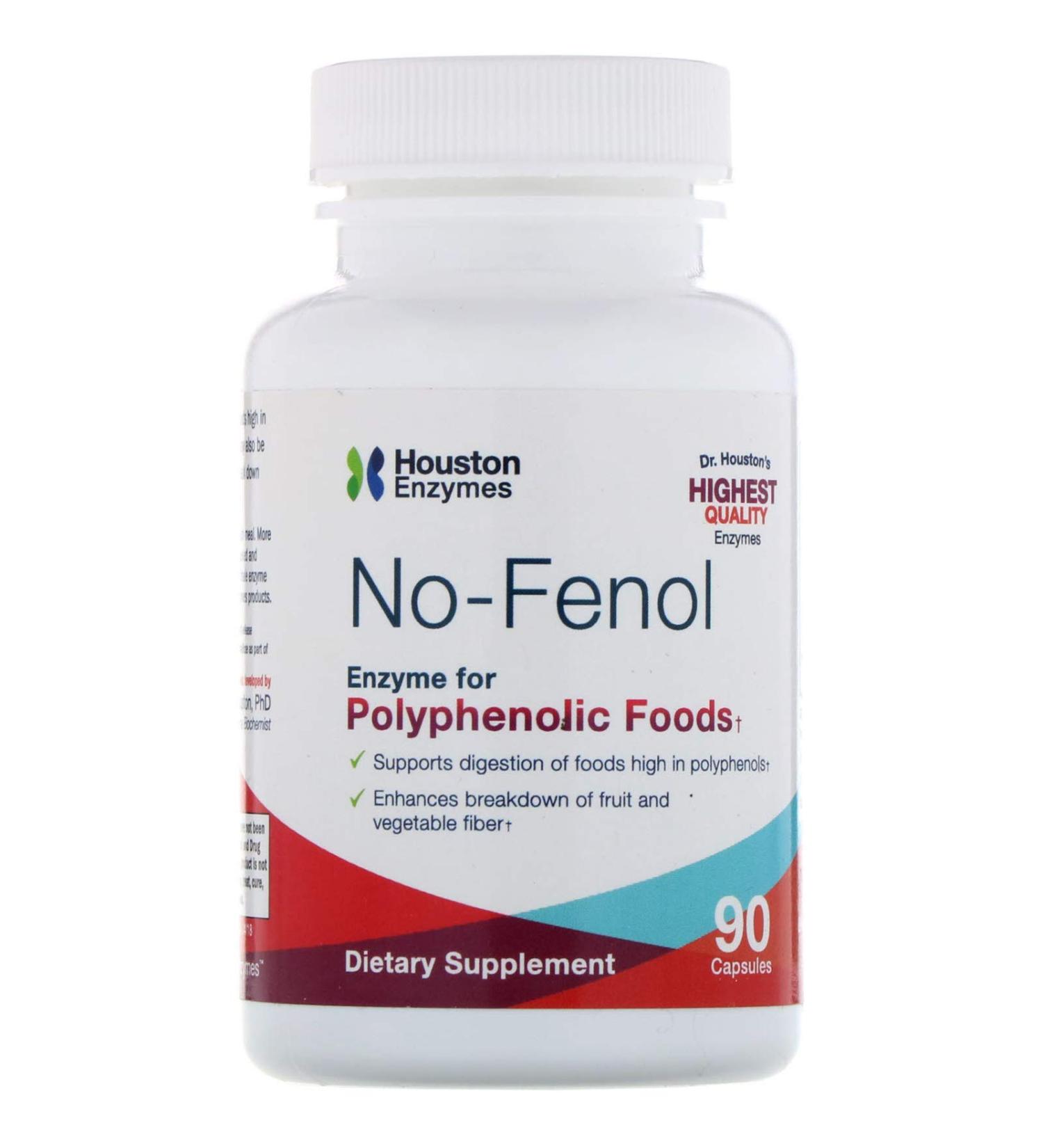 Houston Enzymes No-Fenol Multi-Enzyme 90 Capsules