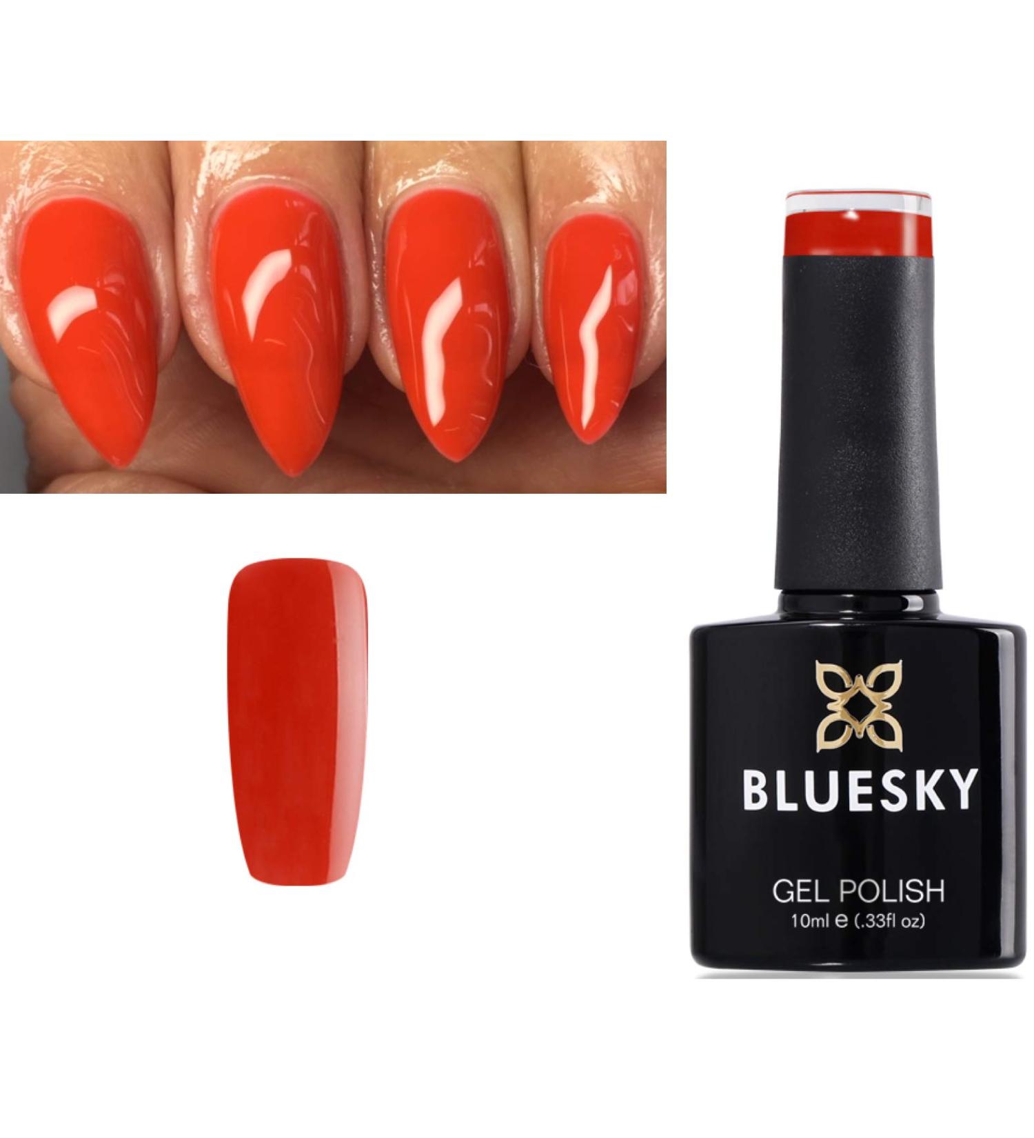 Bluesky GEL NAIL POLISH ORANGE BURNT ORANGE SPRING SUMMER COLOR CANDYLAND CS40 Nail UV LED Soak Off 10ml - Buy Online on GoSupps.com