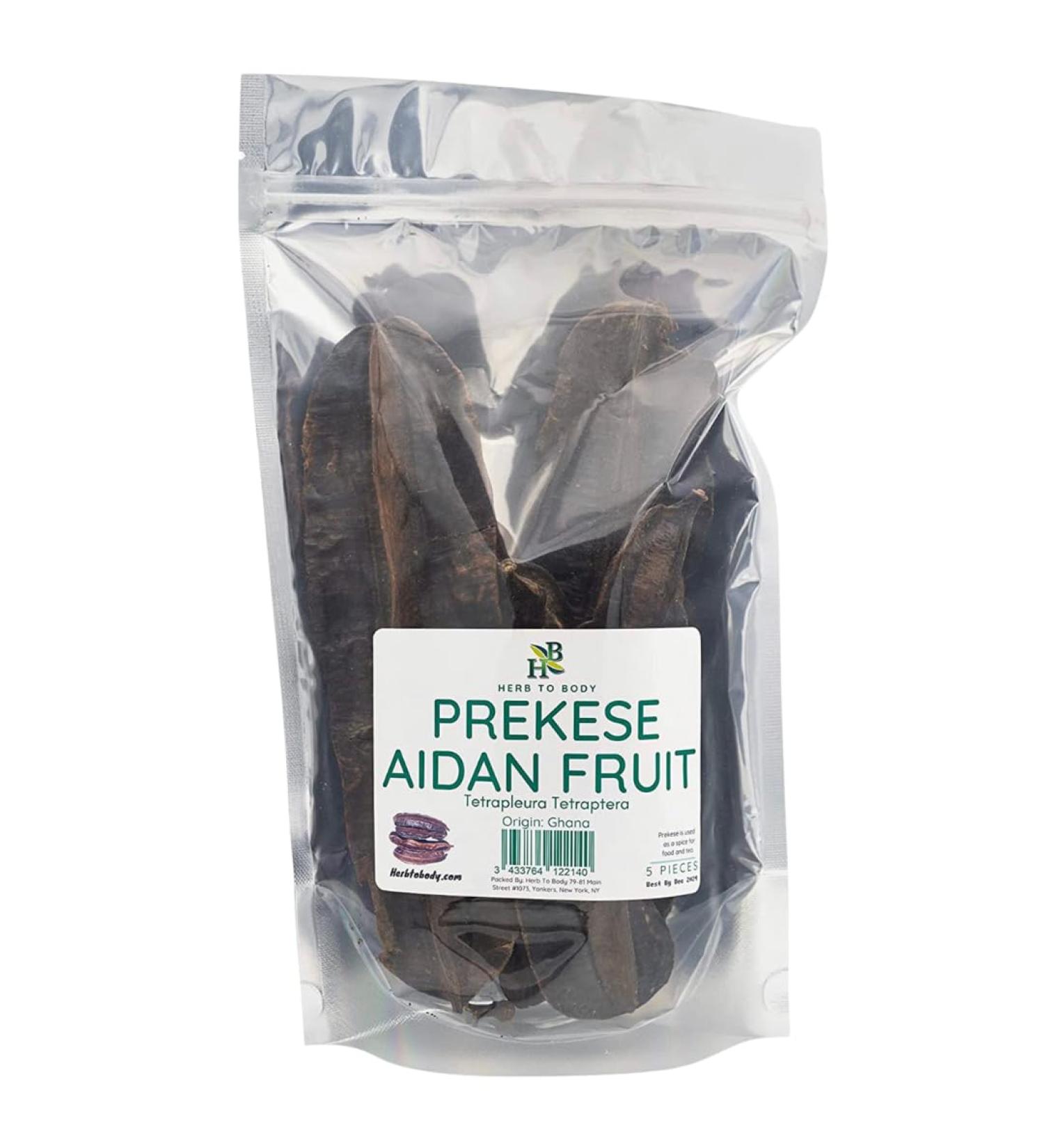 Prekese Aidan Fruit | Tetrapleura Tetraptera | 5 Pieces | Herb To Body - Buy Online on GoSupps.com