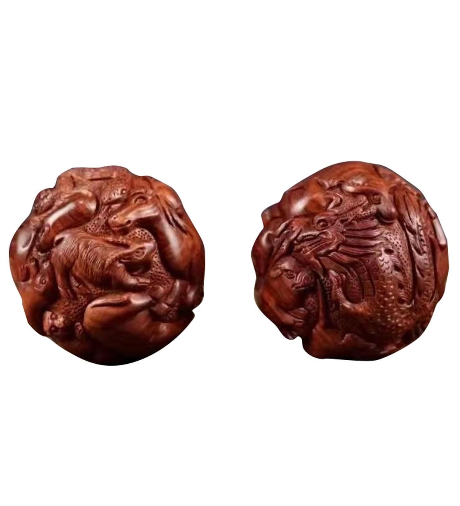 Buy UNbit Zodiac Baoding Balls - Handmade Magnetic Stress Relief & Hand Exercise Device - Buy Online on GoSupps.com
