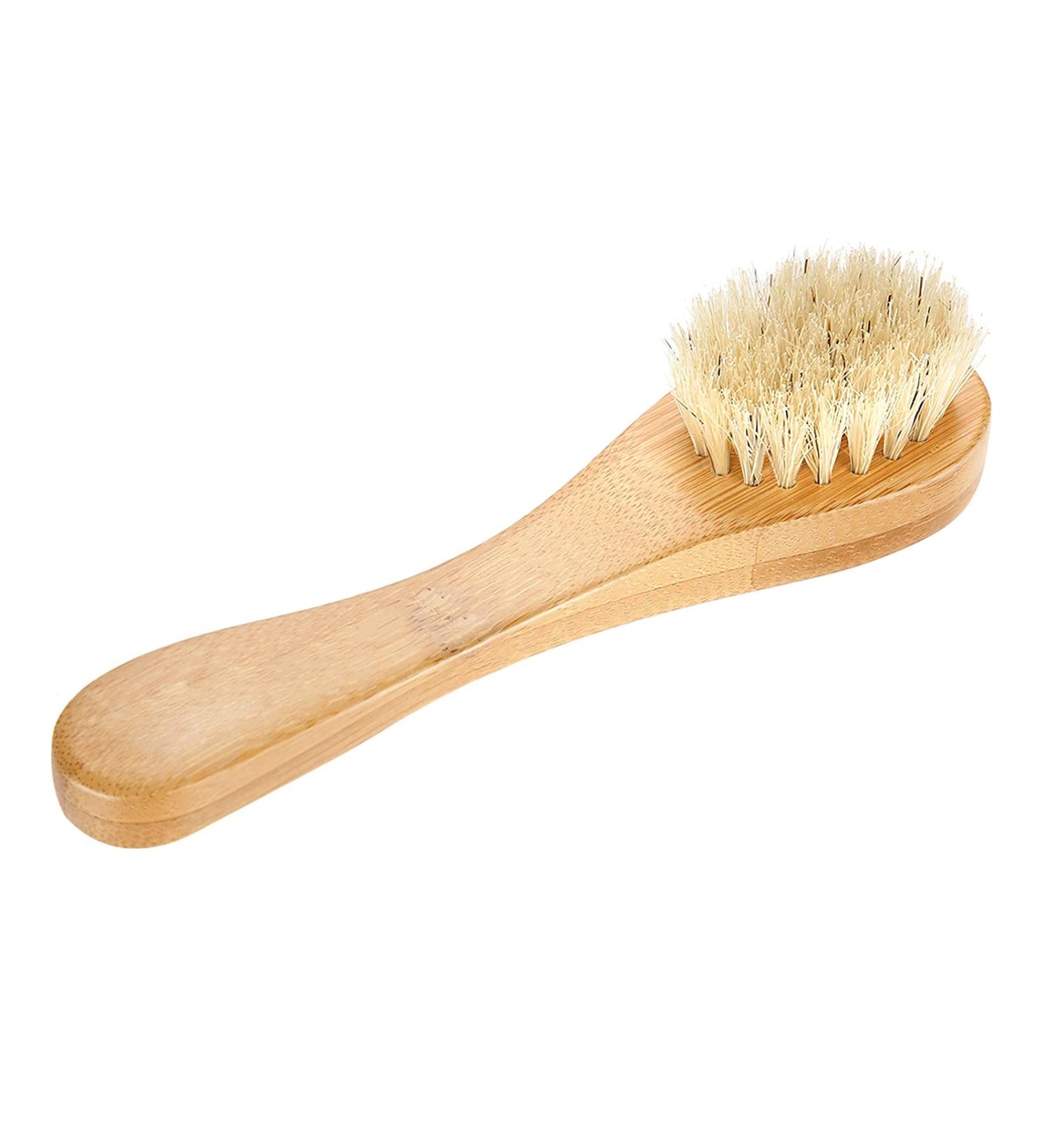 Portable Wooden Face Cleaning Brush | Deep Cleansing & Massage for Radiant Skin - Buy Online on GoSupps.com