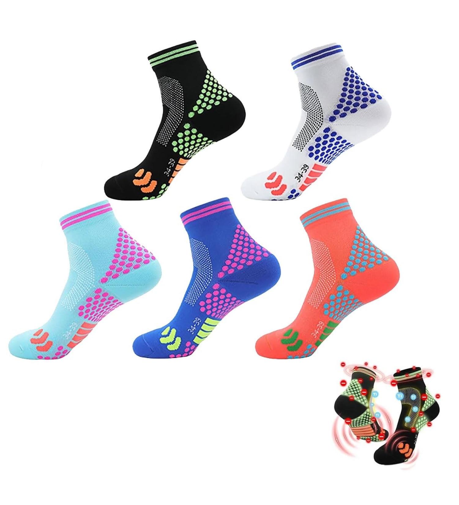 Eyesla 2023 Fern Infrared Compression Socks - Sch rl-Titan-Ion Booster 3 Pairs for Men & Women Size M - Enhanced Comfort & Circulation - Buy Online on GoSupps.com