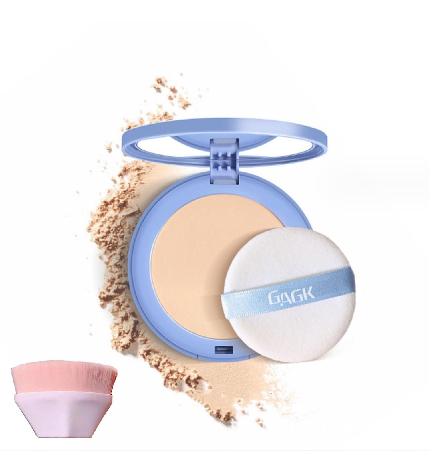 Matte Wet And Dry Powder Gagk Matte Perfection Pressed Powder Lasting Waterproof Makeup Jelly Pressed Setting Powder with Mini Powder Puff (#01 CLASSIC IVORY 10g) #01 Classic Ivory 10 g (Pack of 1) - Buy Online on GoSupps.com