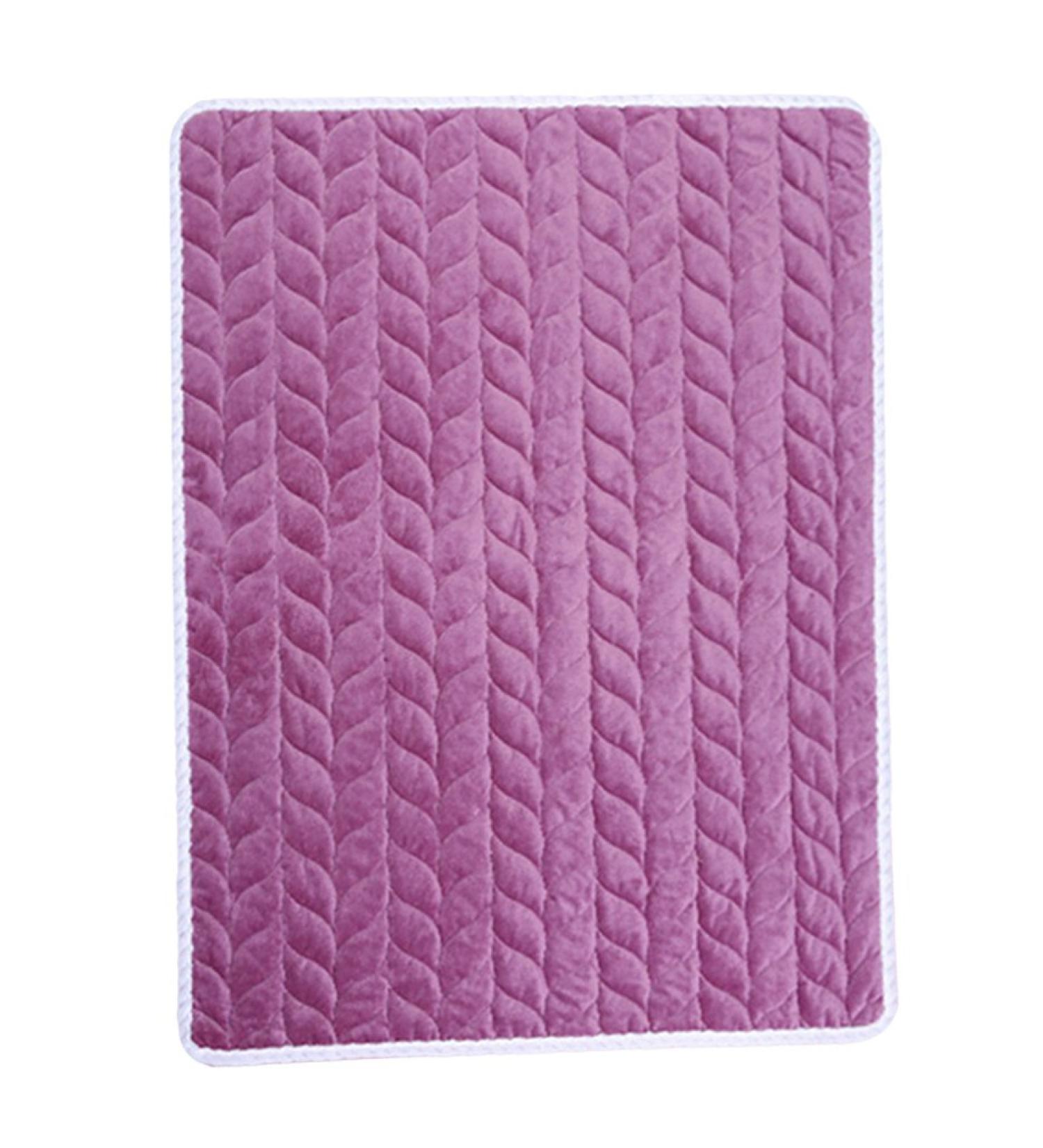 Liveinu Waterproof Fleece Mattress Protector | Anti-Slip Incontinence Cover for Babies & Seniors | Reusable Absorbent Pads 40x60cm - Violet - Buy Online on GoSupps.com