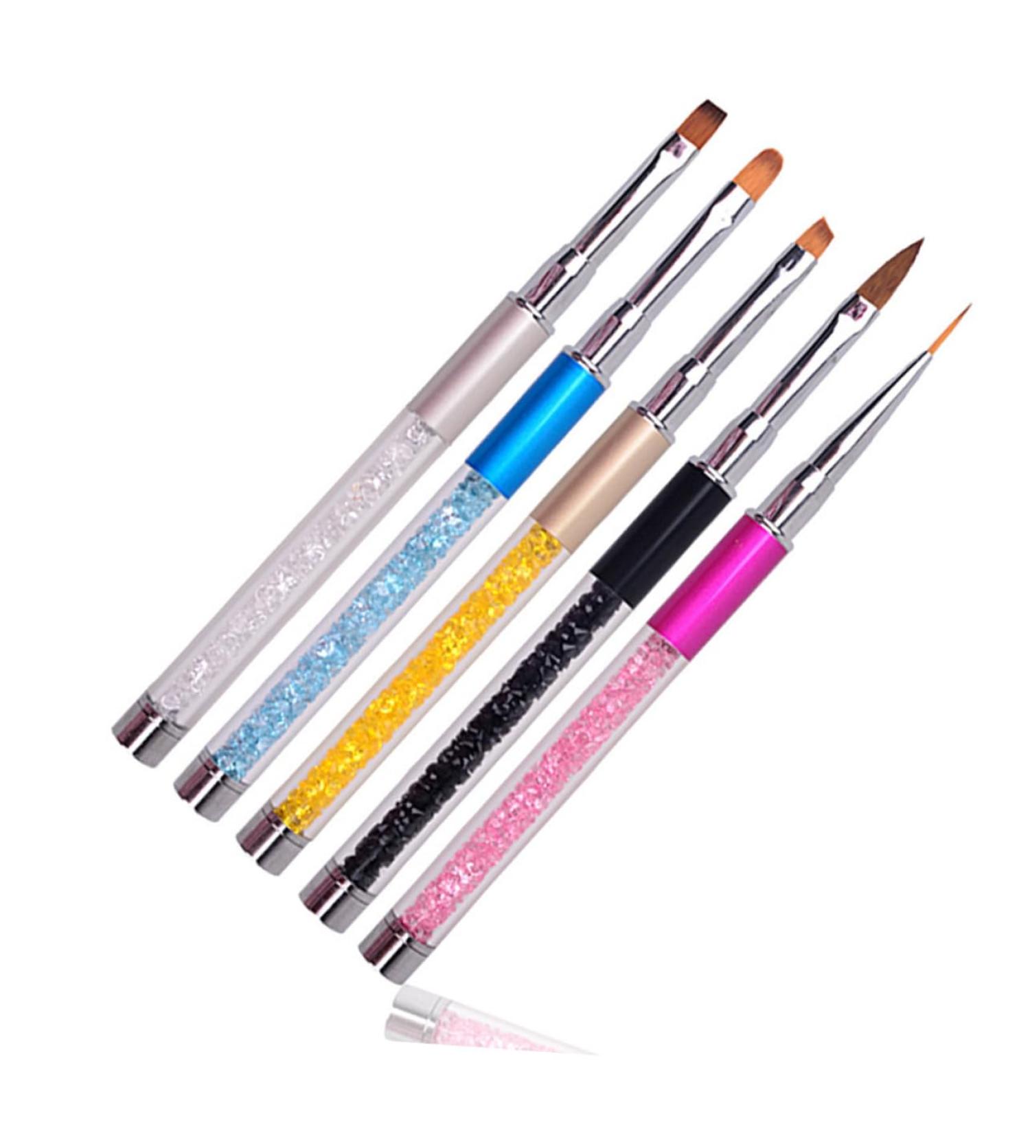 minkissy Acrylic Nail Brush Nail Dotting Pen Nail Drawing Pen Nail Art Polish Pens Nail Art Pen Manicure Tools Nail Art Tools Nail Tools Painting Pen Pull Wire Nail Polish Carved Marker Pen medium Silver - Buy Online on GoSupps.com