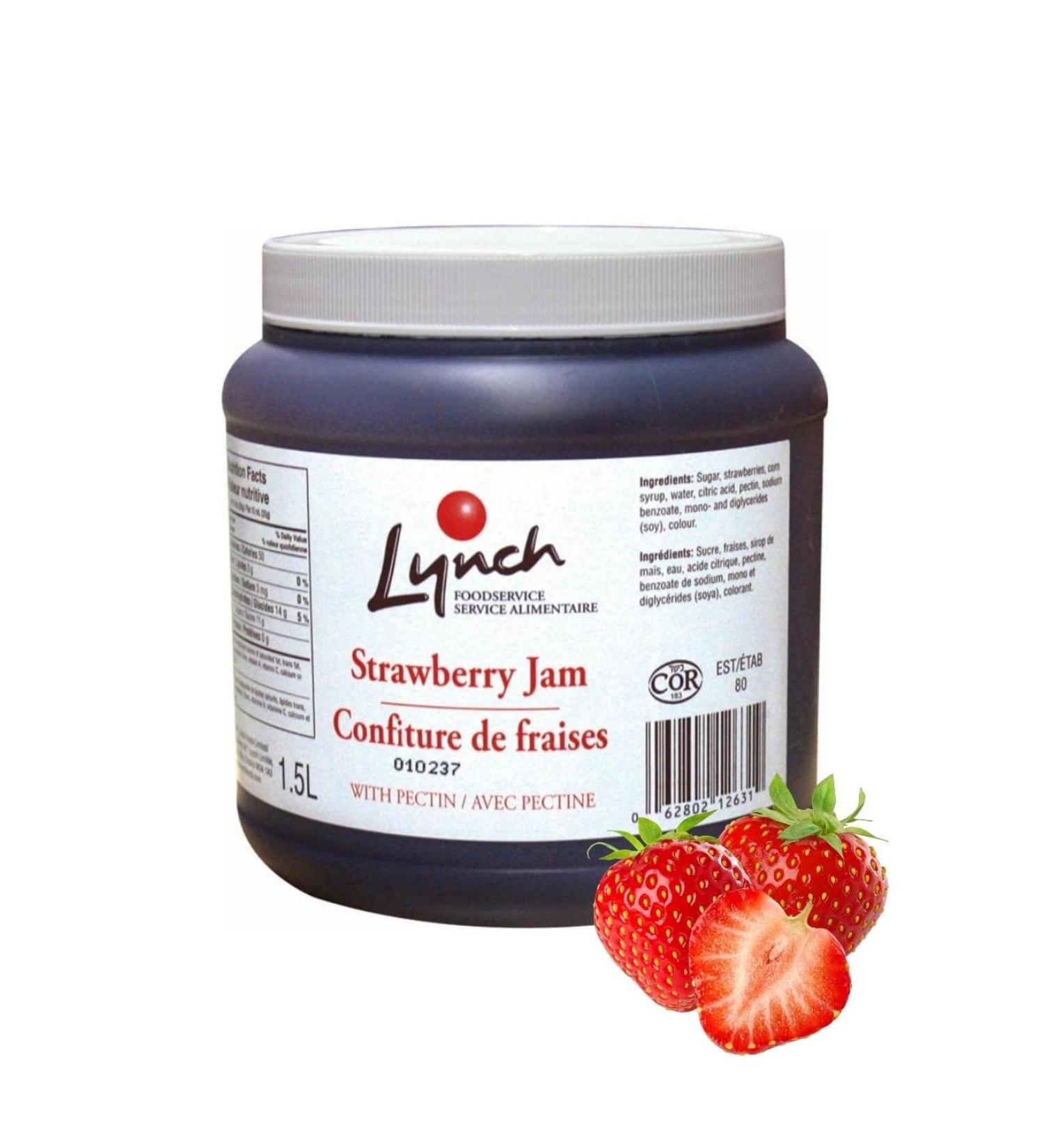 Lynch Jam Strawberry Pectin 1.5 L - Buy Online on GoSupps.com