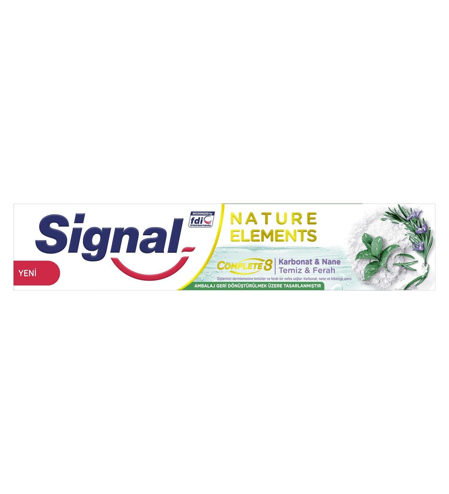 Signal Dentifrice bicarbonate Fraicheur & Detox - Le tube de 75 ml - Buy Online on GoSupps.com