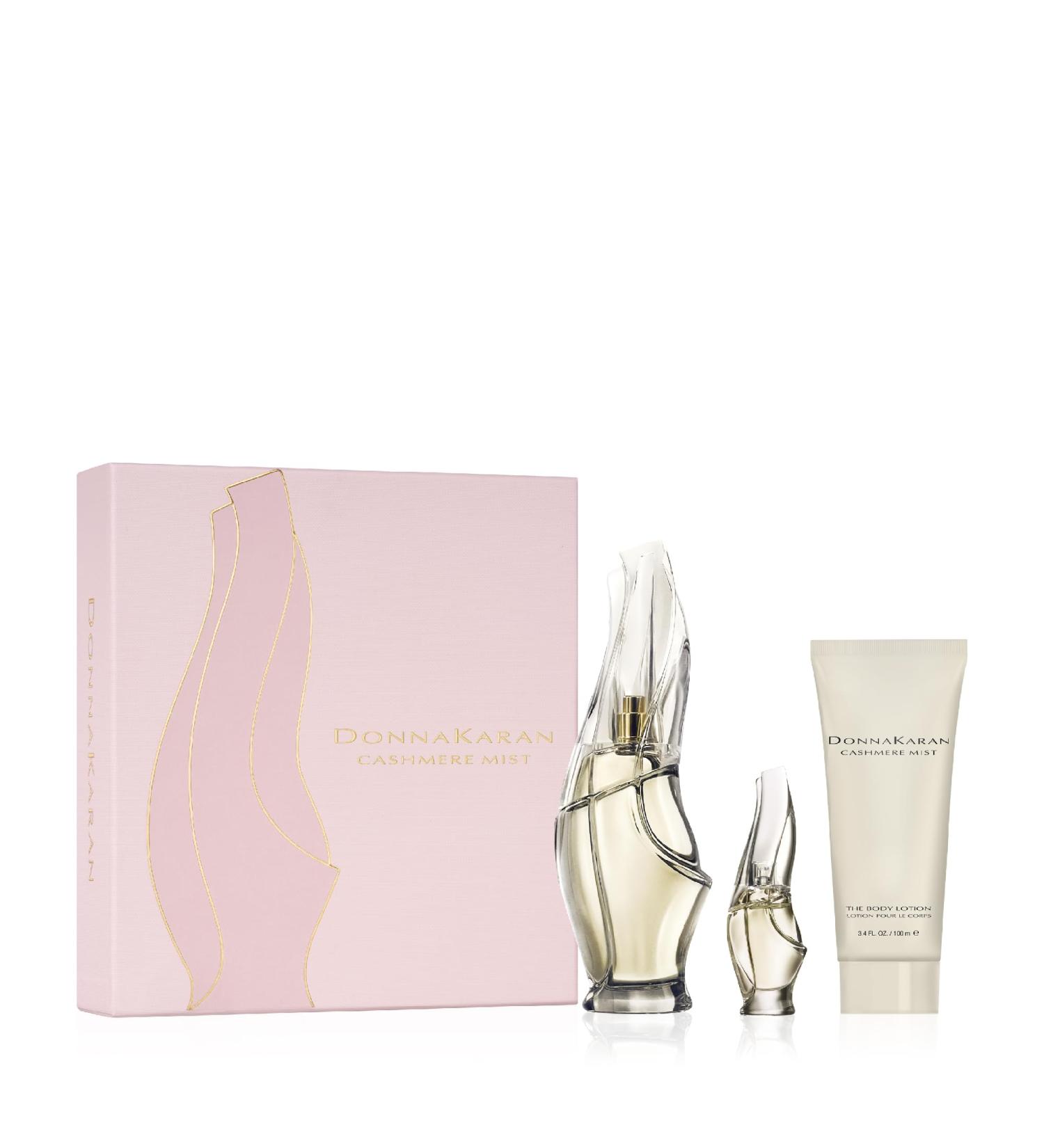 Donna Karan Cashmere Mist Eau de Parfum Everything Cashmere 3 Piece Gift Set For Women - Perfume Spray 3.4 Fl. Oz. Perfume Spray Deluxe Mini 0.17 Fl. Oz. & Body Lotion 3.4 Fl. Oz. - Buy Online on GoSupps.com