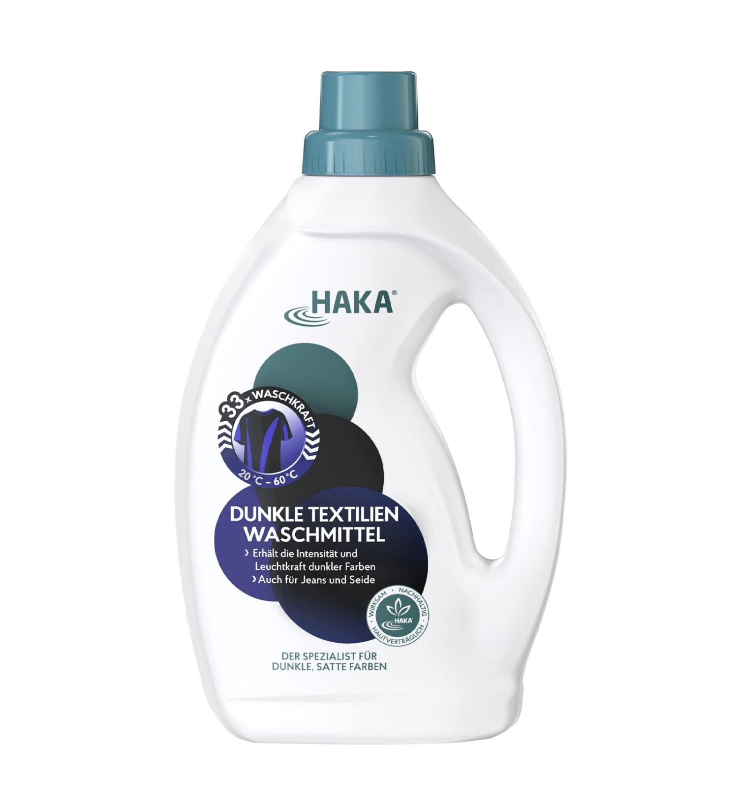 HAKA Dark Textiles Detergent 1L - Eco-Friendly Care for Dark Colors | International Shipping - Buy Online on GoSupps.com