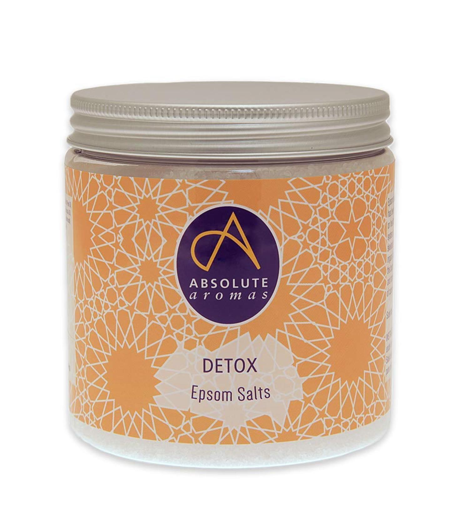 Buy Absolute Aromas Detox Bathing Salt 575g - Magnesium Sulfate & 100% Pure Essential Oils - Clean & Revitalize with Juniperberry Geranium Palmarosa Grapefruit & Cedar Oil - International Shipping Available - Buy Online on GoSupps.com