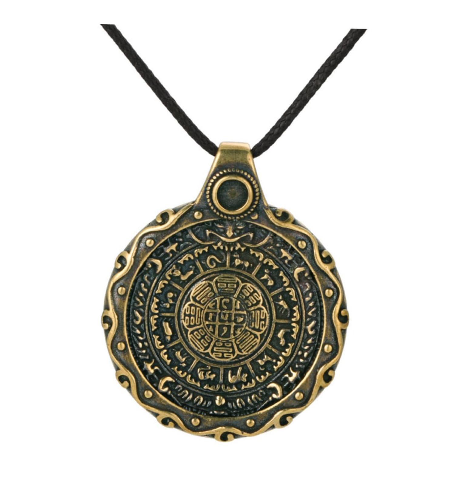Anneome Hanging Decor Mantra Pendant Necklace for Men Gadgets for Men Earrings Mens Home Decor Vintage Decorations - Buy Online on GoSupps.com