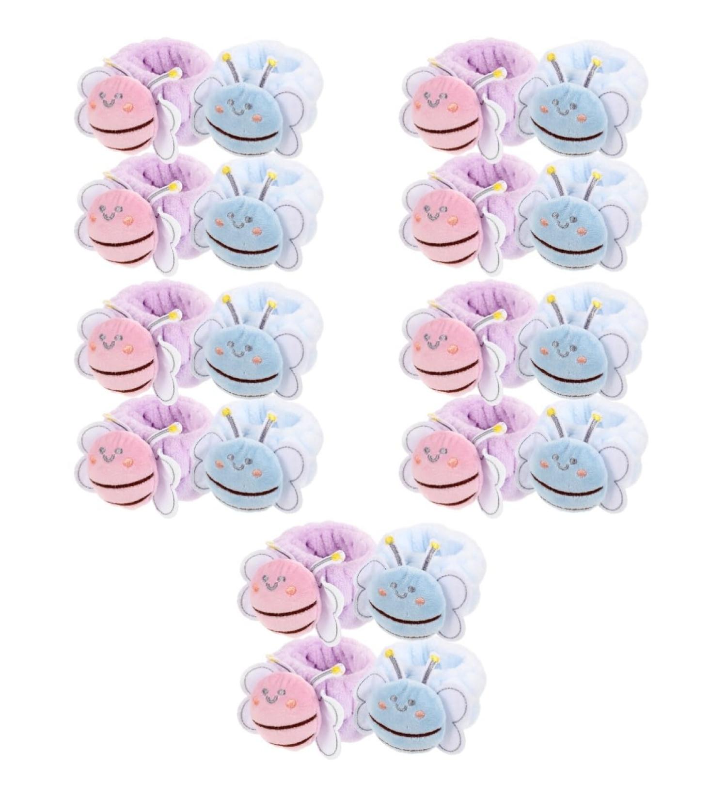 FOMIYES 20 Pcs Face Wash Wristband Elastic Hair Ties Face Washing Wristbands Elastic Hair Bands Elastic Headband Home Supply Towel Wristbands for Washing Face Wash Arm Spa Flannel Armband - Buy Online on GoSupps.com