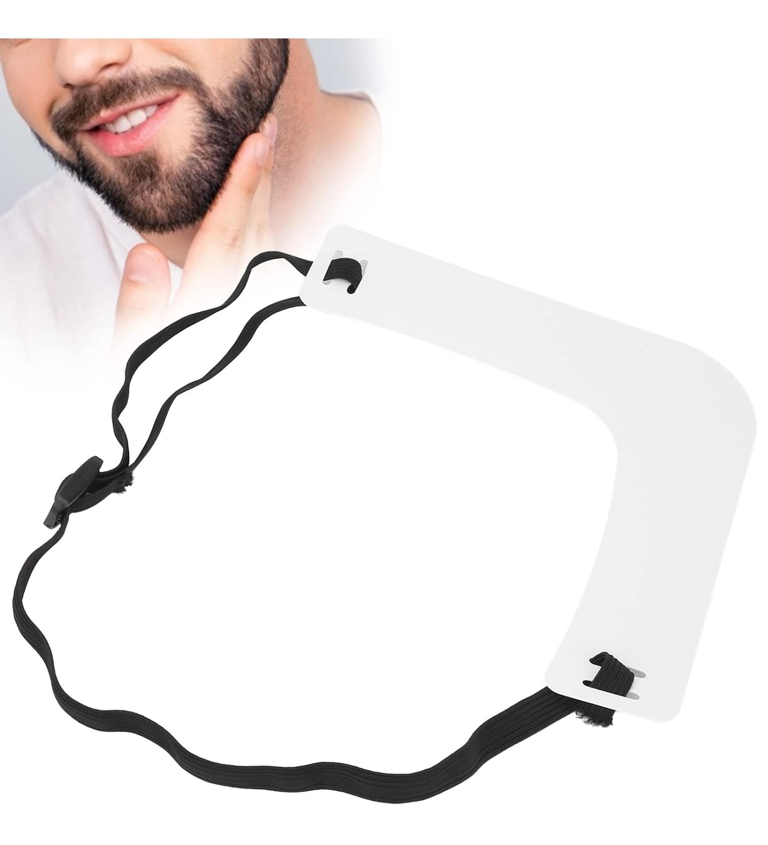 Men's Beard Shaper & Trimming Guide Tool - Neckline Template & Hairline Stencil for precise Beard & Mustache Shaping - Hair Styling & Grooming Accessory - Buy Online on GoSupps.com