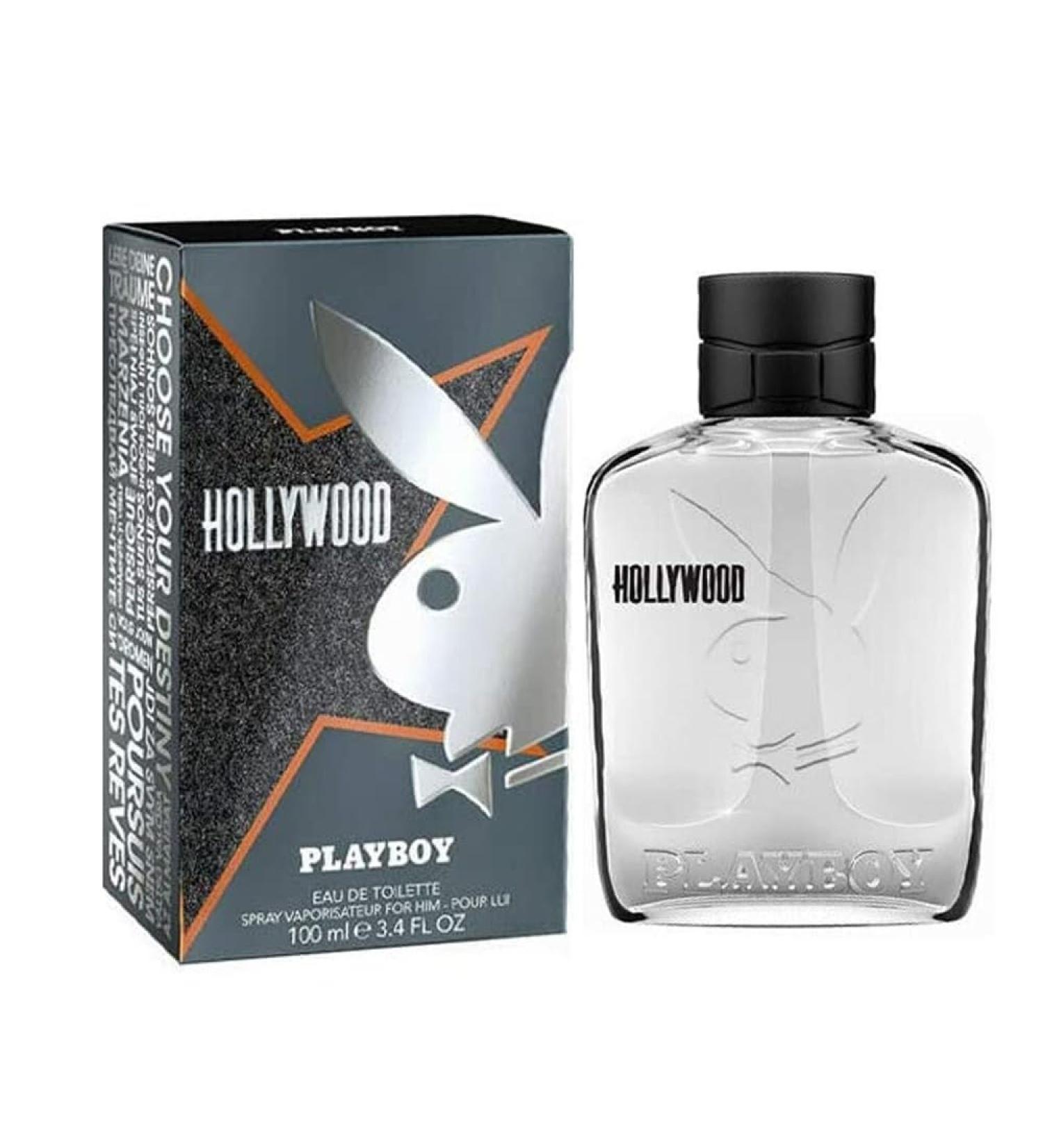 Playboy Fragrances Playboy Hollywood Eau De Toilette Spray 3.4 Oz/ 100 Ml for Men By 3.4 Fl Oz - Buy Online on GoSupps.com