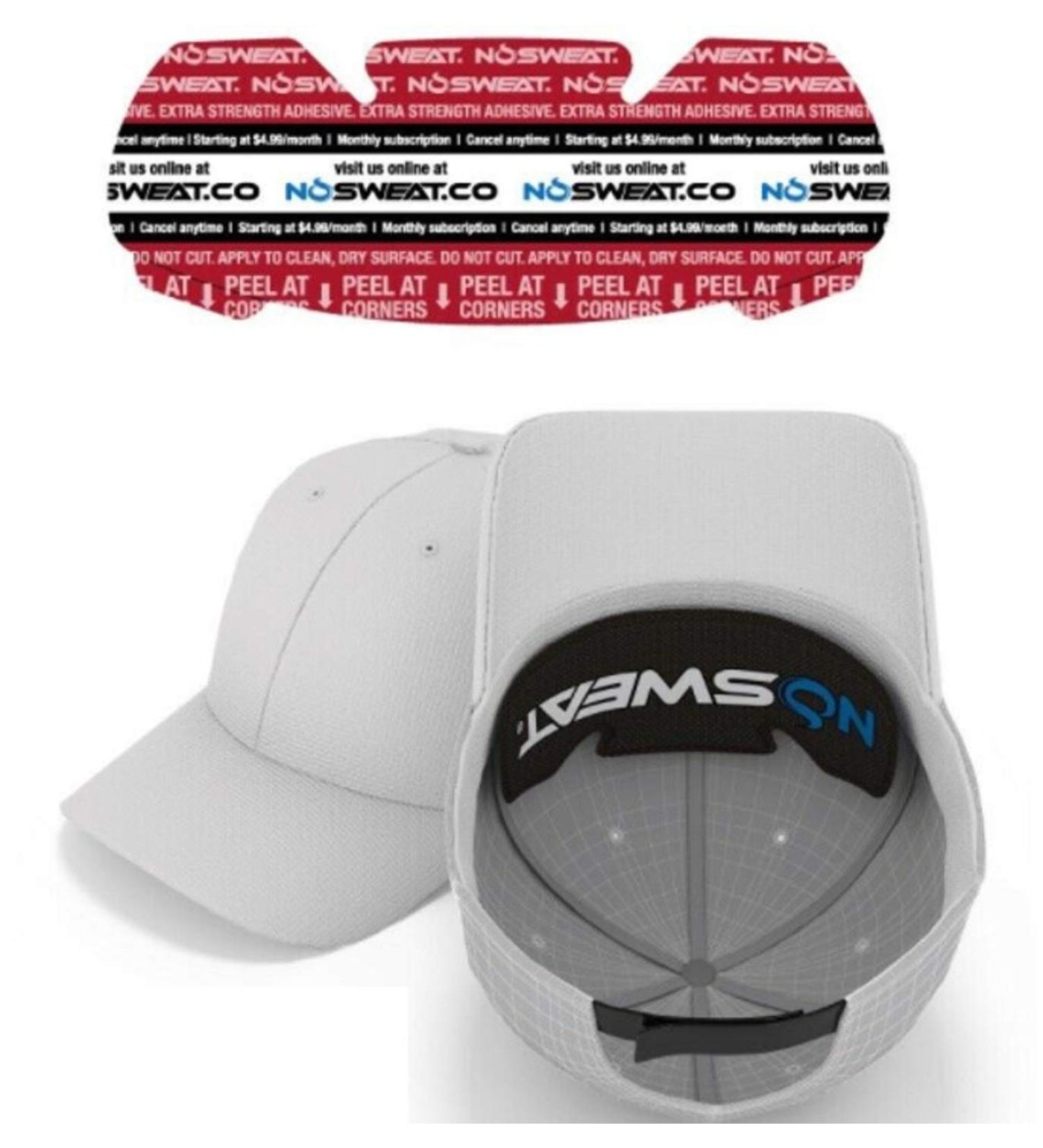 Golf Hat Sweat Liner Made in USA - Patented Tech - Prevent Stains & Odor - 3, 6, 12, 25 Pack - Buy Online on GoSupps.com