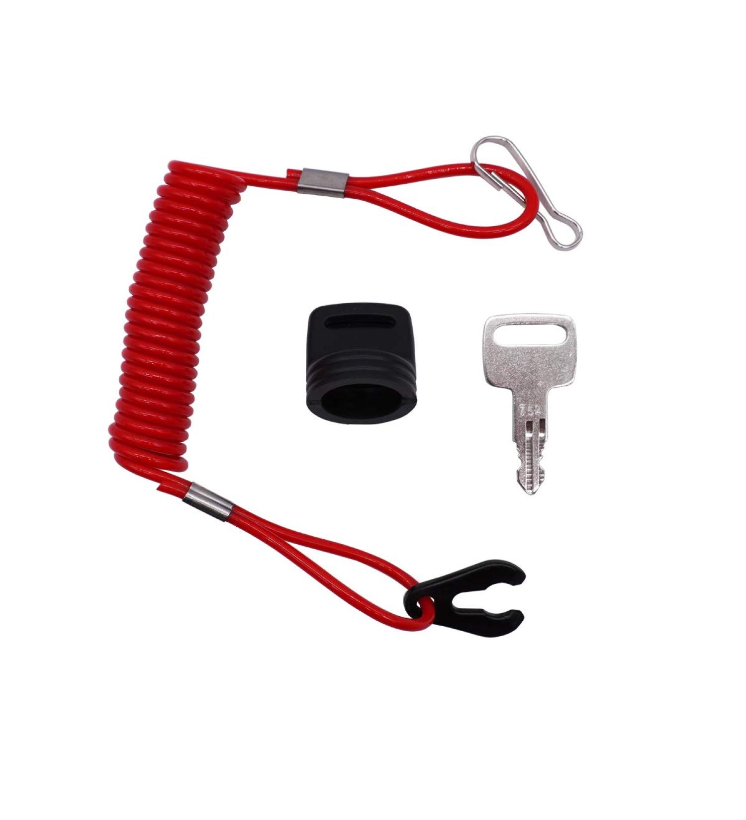 Yamaha Outboard Marine Emergency Stop Lanyard & Key Cap Kit Replacement - Buy Online on GoSupps.com