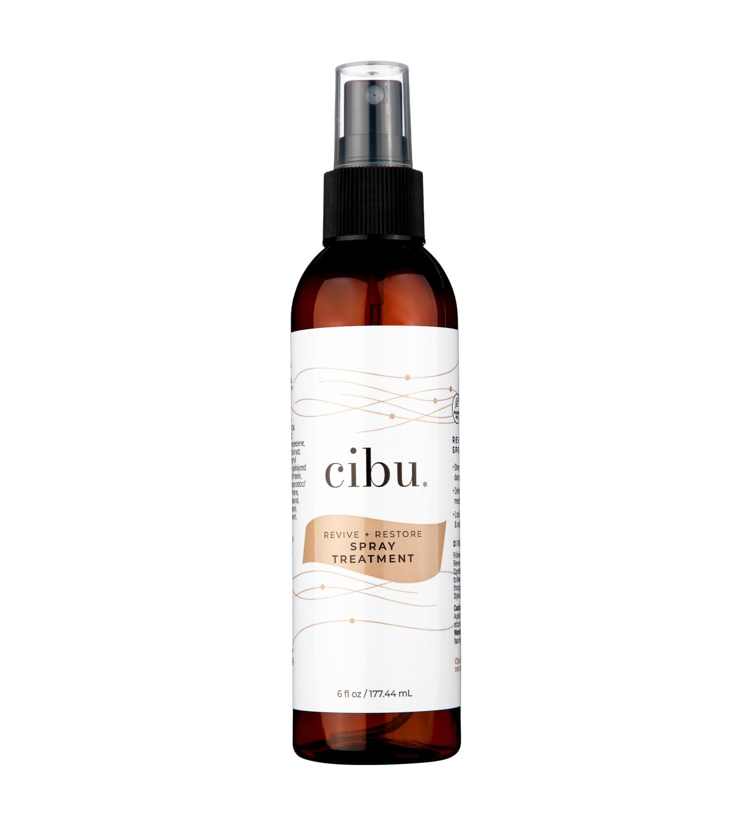 Cibu Revive and Restore Spray Treatment | Hair Restore Treatment with Oleic Acid Linoleic Acid Vitamin E & K | Eliminates Frizz Seals the Cuticle and Split Ends and Preserves Color Vibrancy | 6oz - Buy Online on GoSupps.com