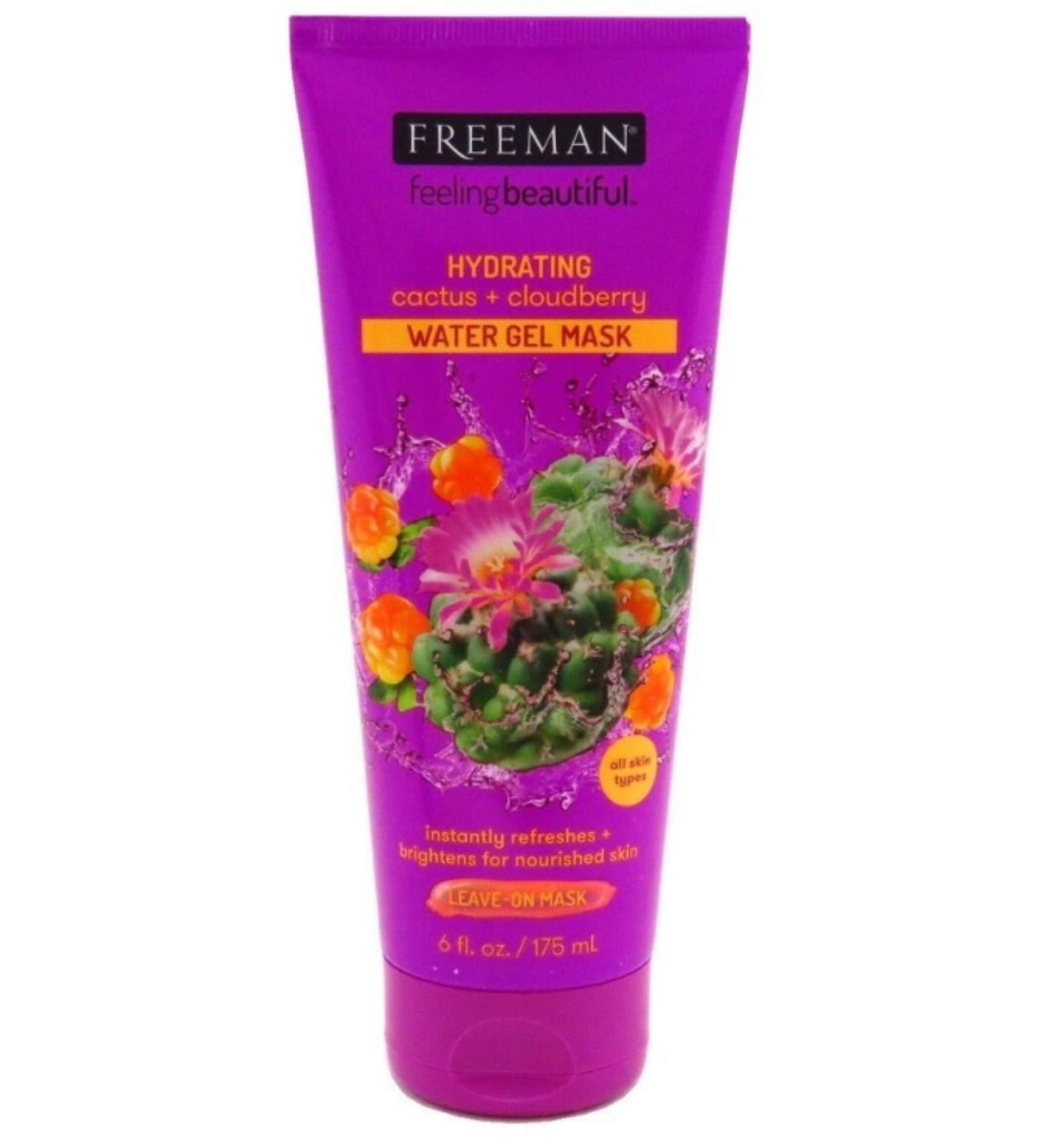 FREEMAN Cactus Cloudberry Water Gel Mask - Hydrating 6oz | Revitalize Skin - Buy Online on GoSupps.com