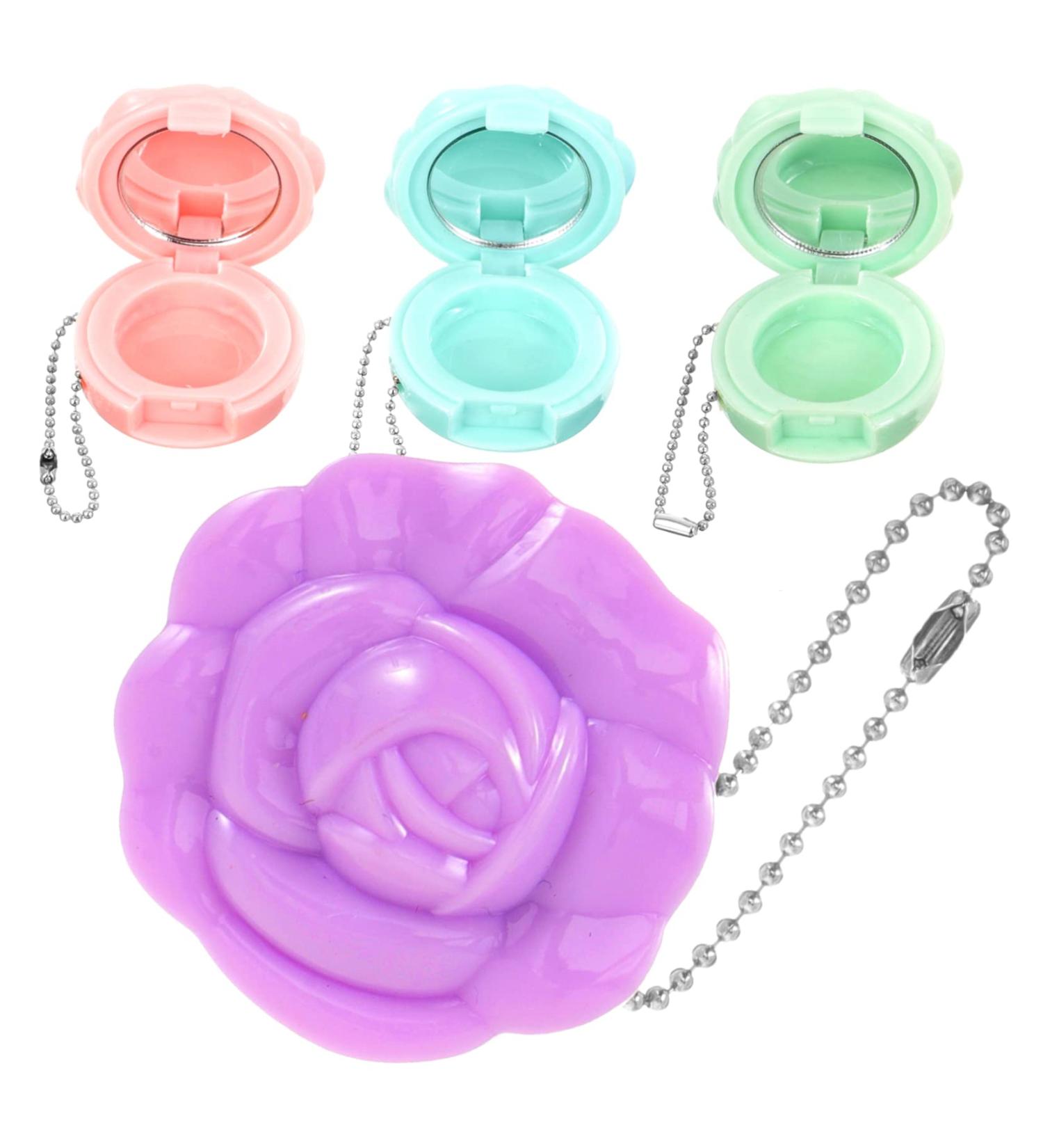 Beavorty Empty Eyeshadow Case 4pcs Round Eye Shadow Box Lipstick Plate Plastic Pack Empty Eyeshadow Case - Buy Online on GoSupps.com