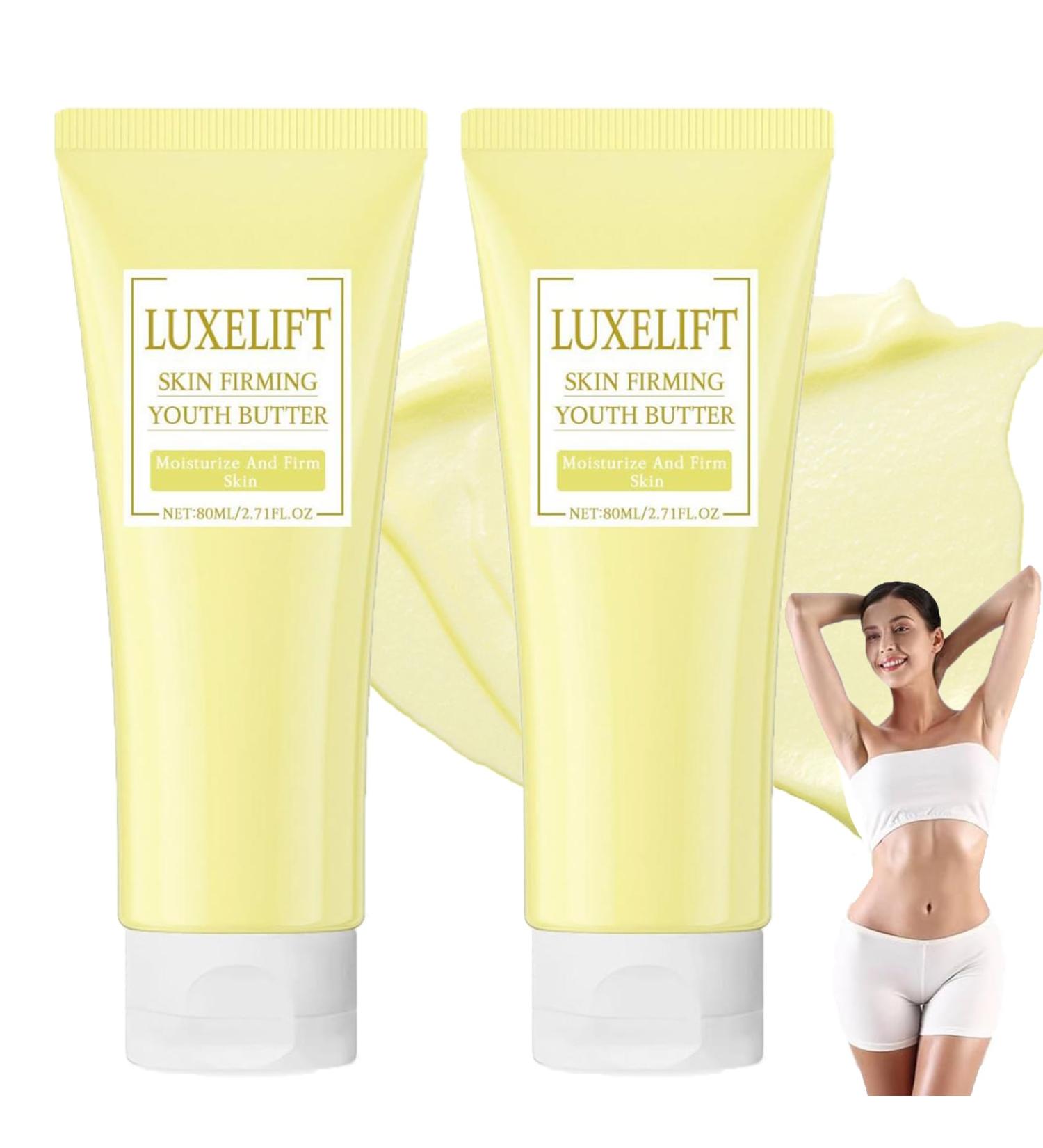 LuxeLift Skin Firming Youth Butter Firming Body Cream Luxelift Skin Firming Cream Butter Anti Aging Moisturizer Luxelift Skin Firming Body Butter for Loose Skin (2) - Buy Online on GoSupps.com