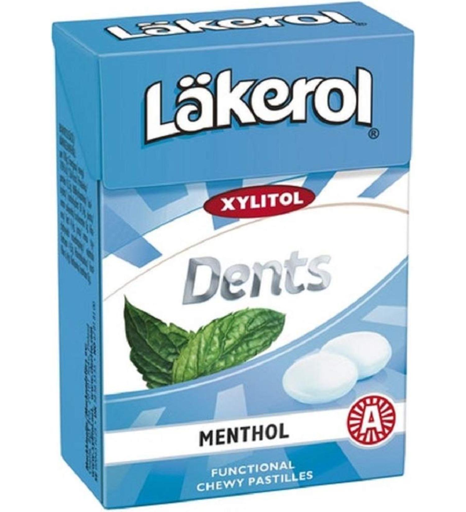 Lakerol Cloetta Lakerol Menthol Teeth Lozenges 1 Box of 85g