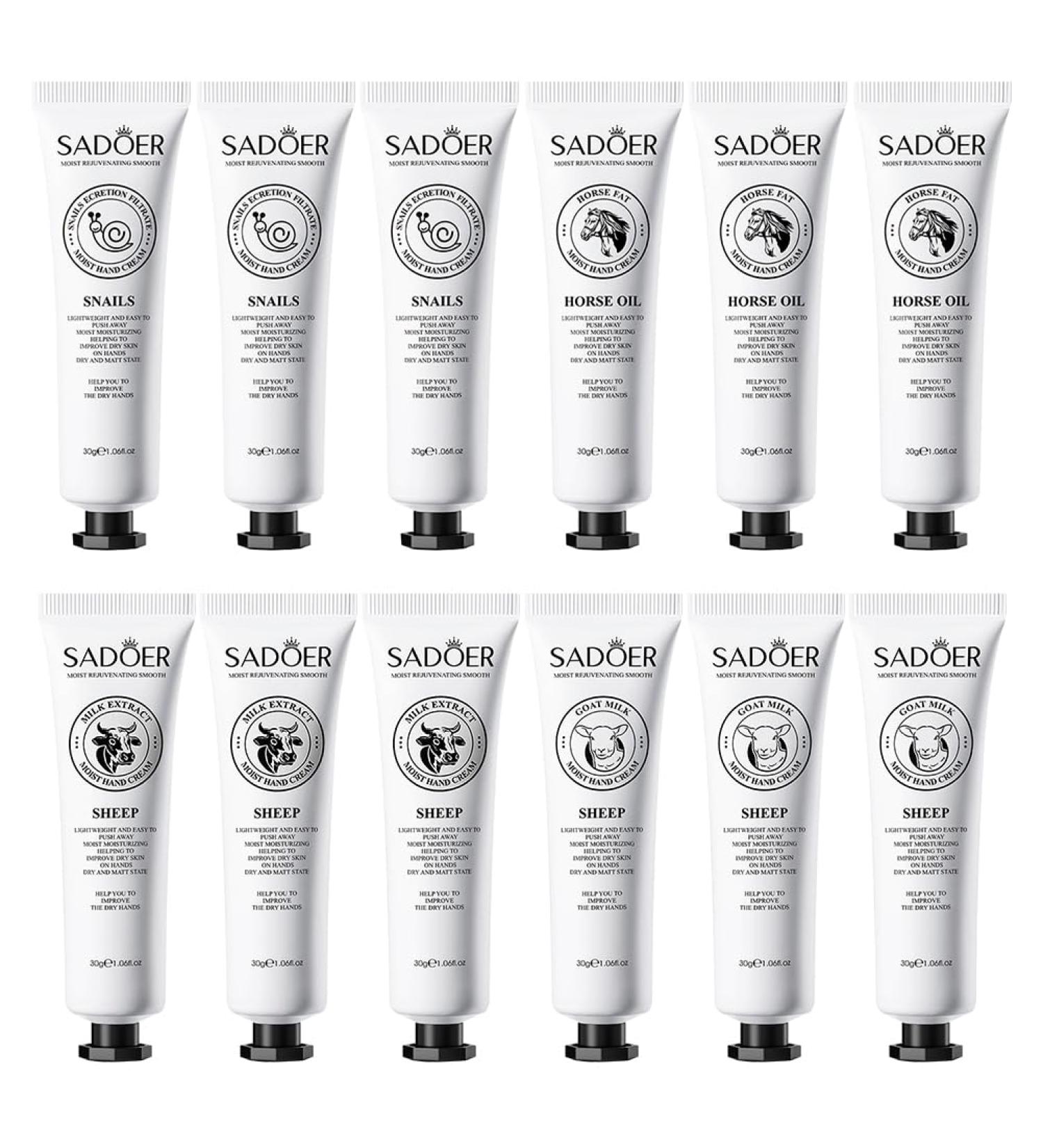 BakerMiche Daily Moisturizing Hand Cream 30g x 12 Pcs Nourishing Hand Lotion Keeps Your Hands Soft Smooth and Delicate Travel Size Hand Cream Set Suitable for All Skin Types - Buy Online on GoSupps.com