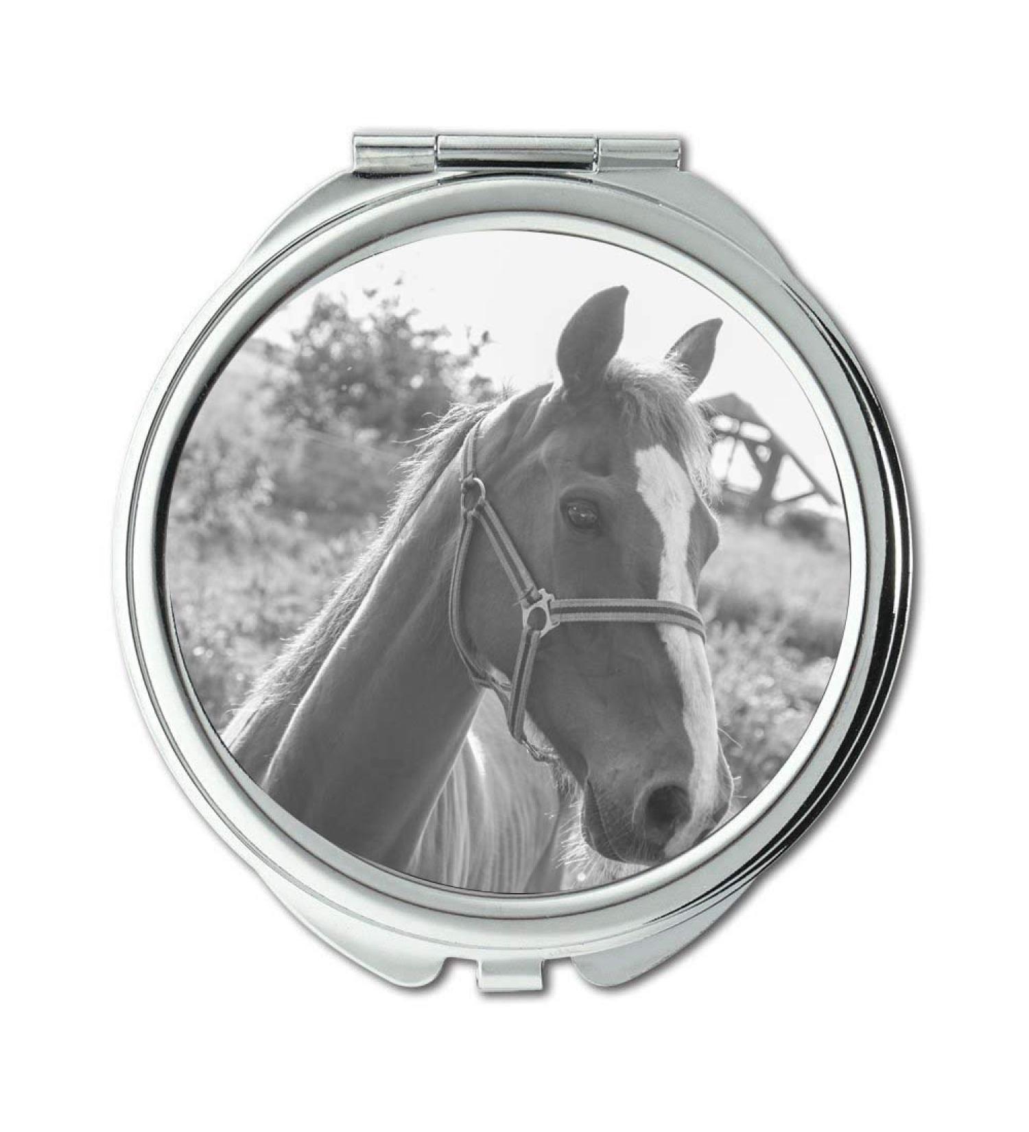 Mirror makeup mirror animal black and white farm pocket mirror portable mirror - Buy Online on GoSupps.com